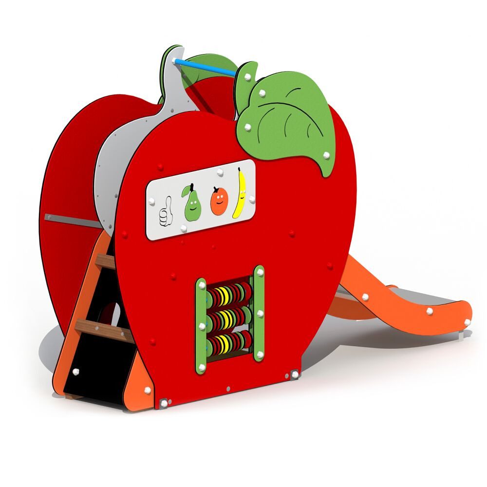 Europlay Rutsche Rutsche Apfel, Ideal für Kinderkrippe und Kindergarten