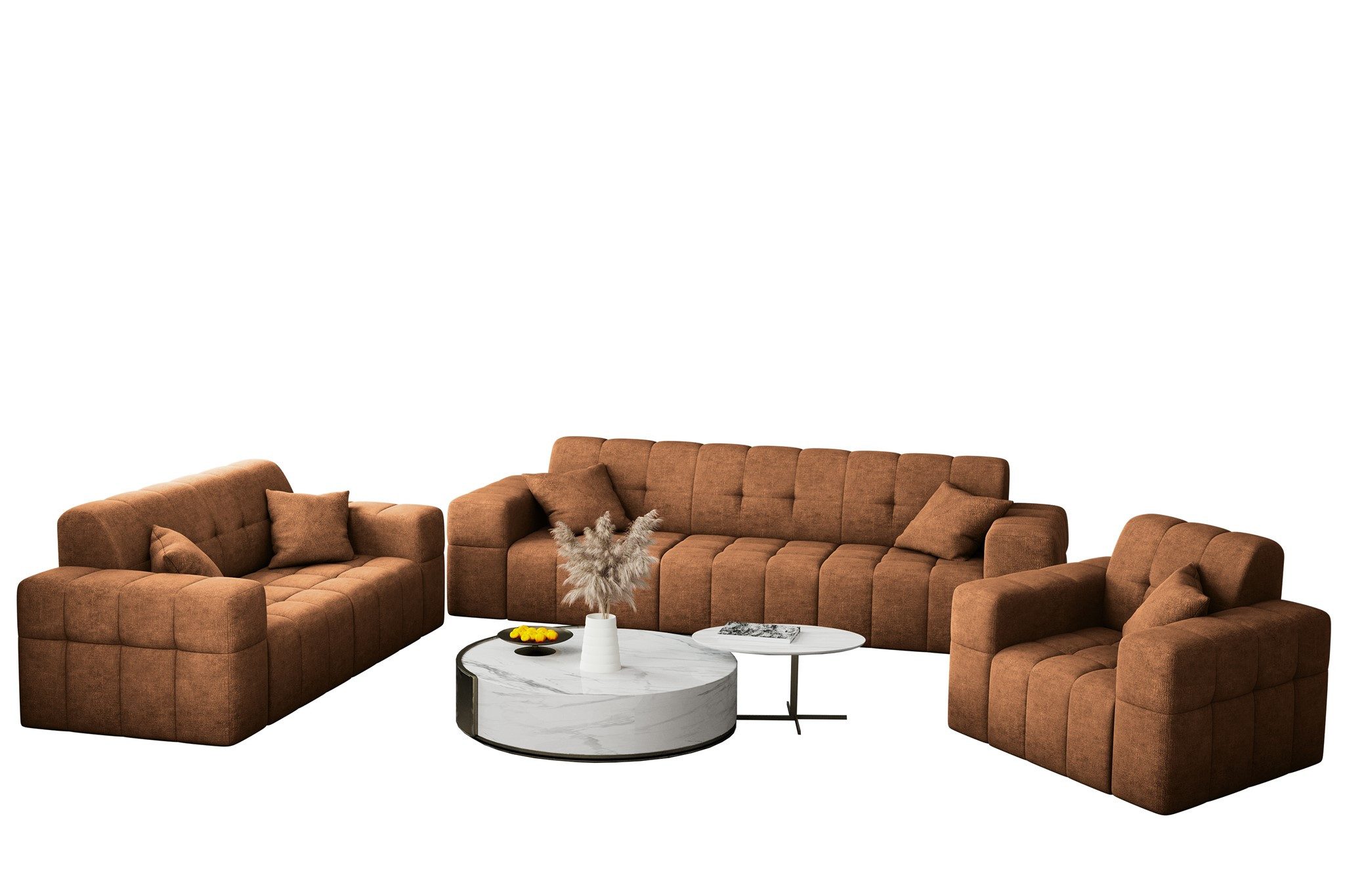 Fun Möbel Polstergarnitur Sofaset Designersofa NANCY günstig online kaufen