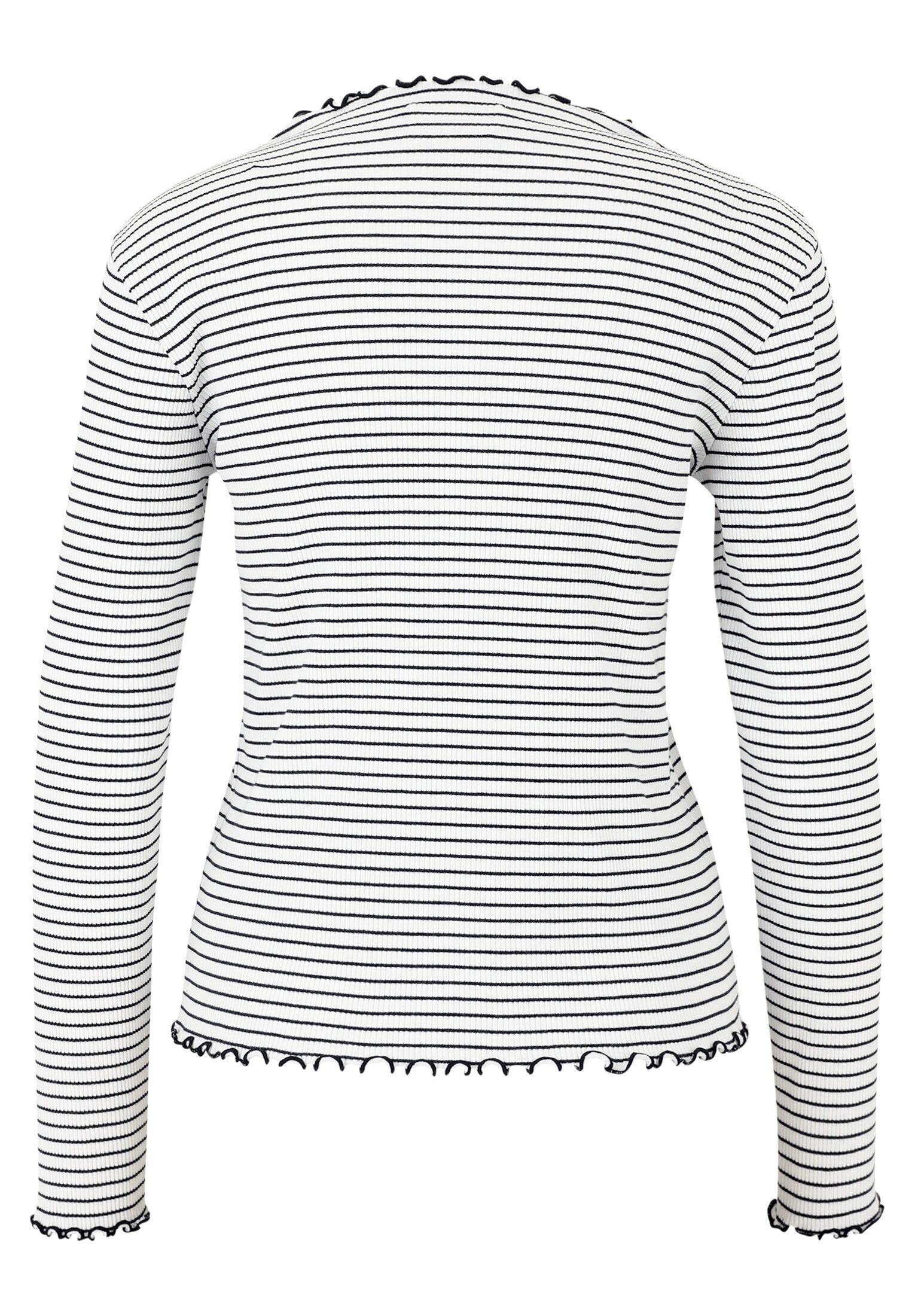 Cartoon Kurzarmshirt Damen mit Kragen (1-tlg)