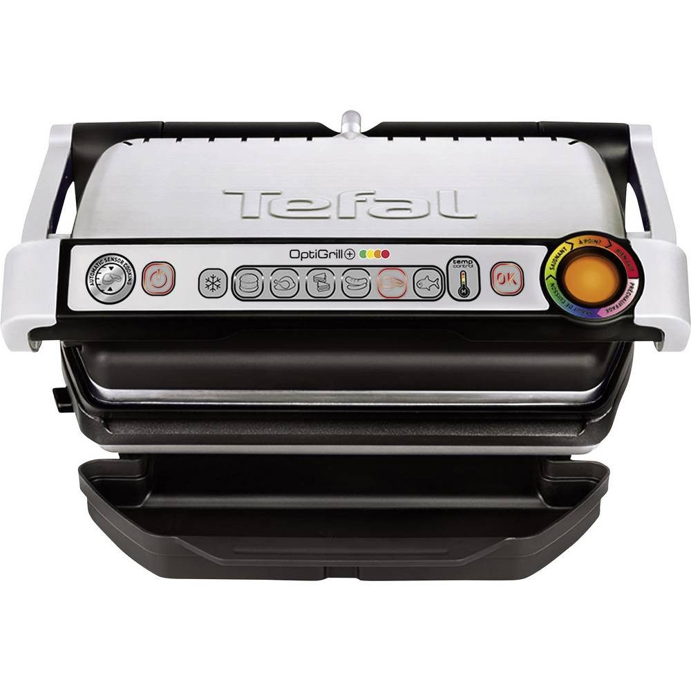 Tefal Fleischhammer Optigrill+ Elektro Kontaktgrill Automatische Temperaturanpassung, Automatische Temperaturanpassung