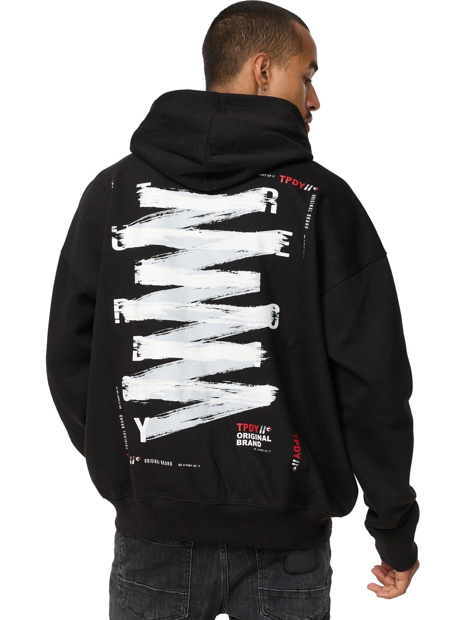 trueprodigy Hoodie Lucian Logoprint Kapuze Kängurutasche