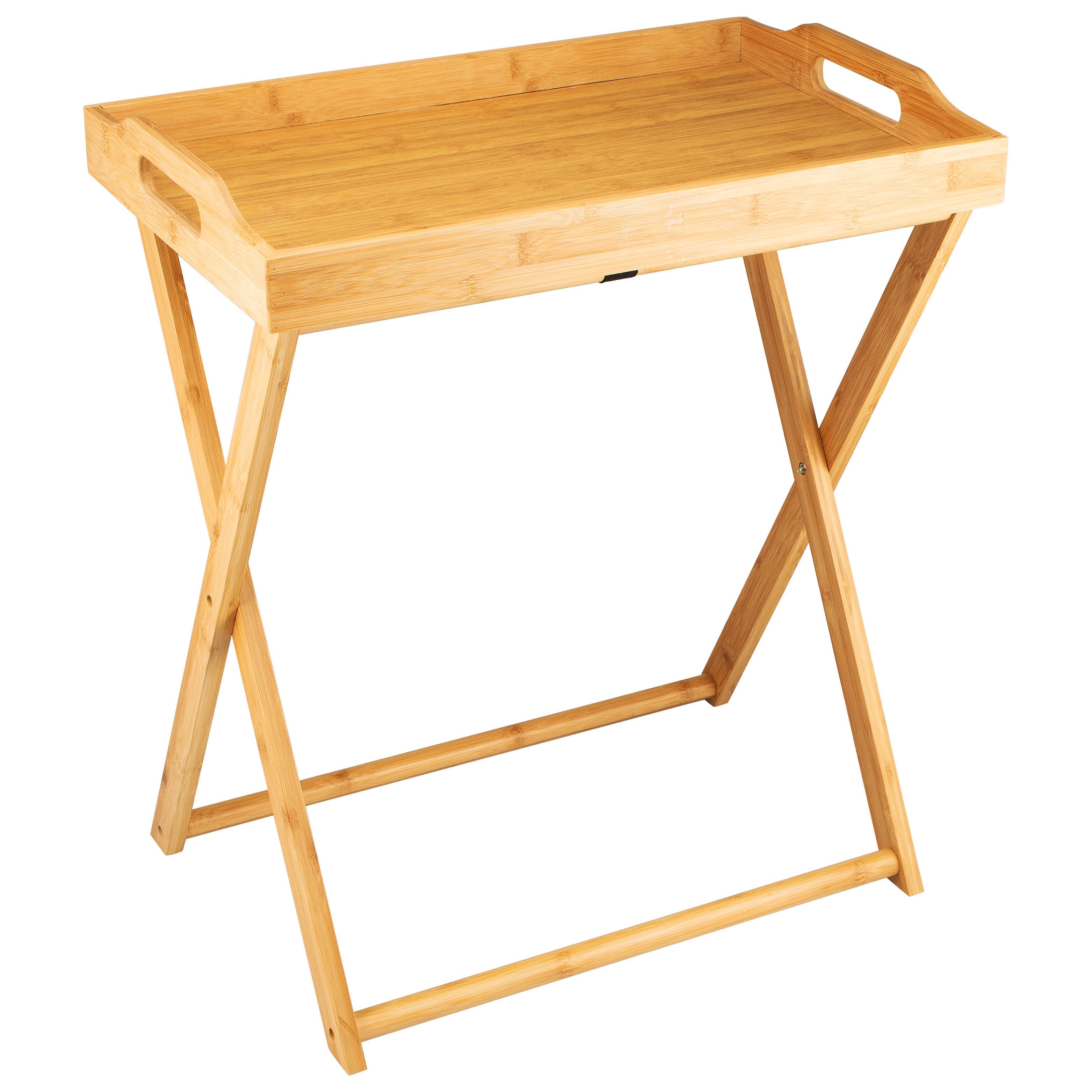bremermann Tabletttisch aus Bambus, zusammenklappbar (1-St), zusammenklappbar