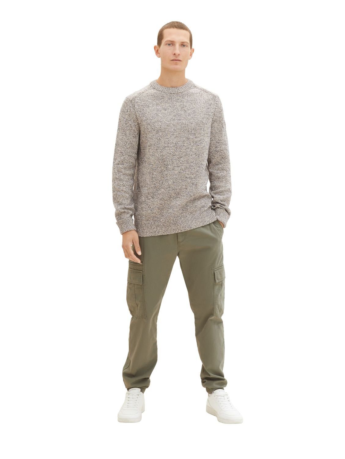 TOM TAILOR Strickpullover CREWNECK KNIT aus Baumwolle günstig online kaufen