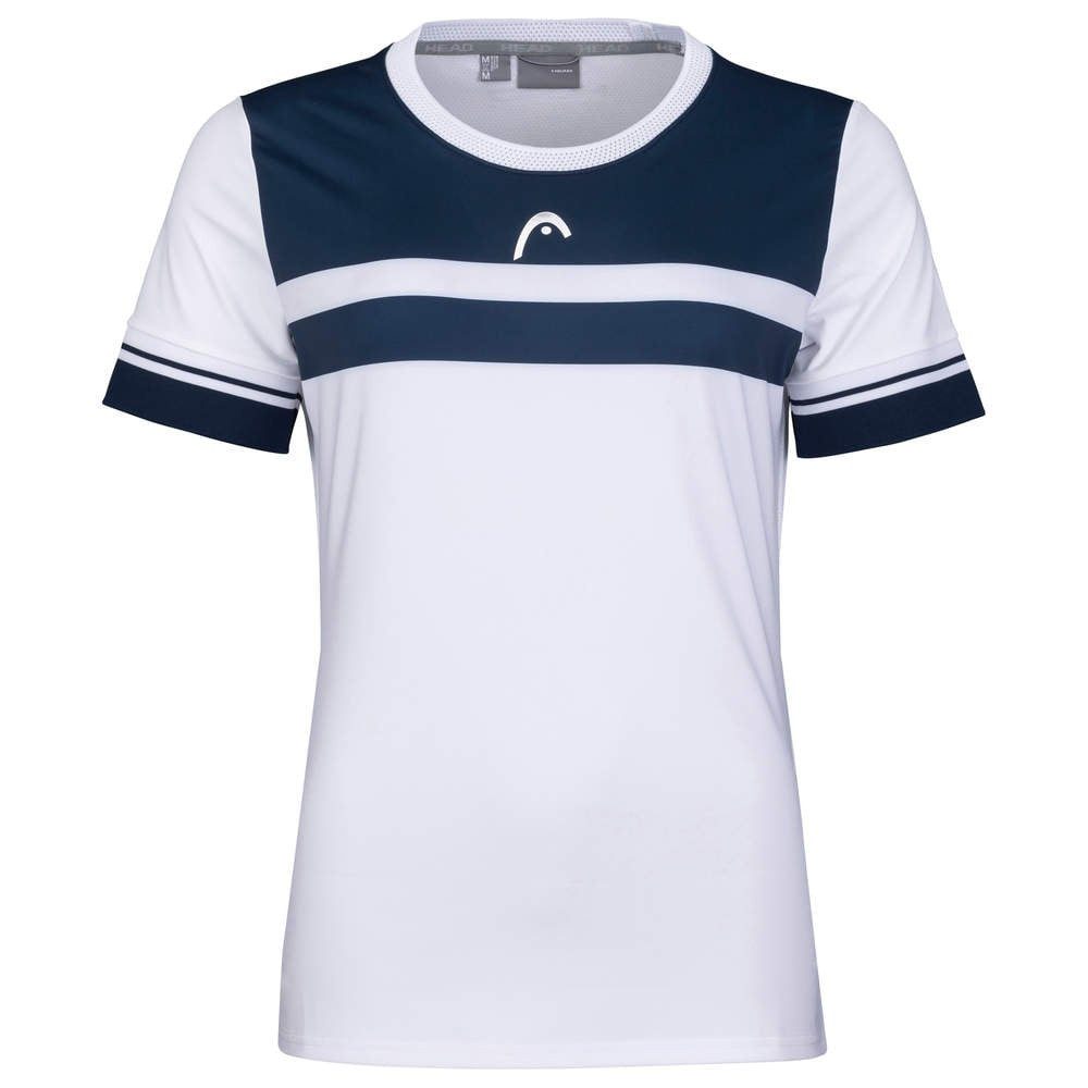 Head Tennisshirt Performance weiss/dunkelblau Damen