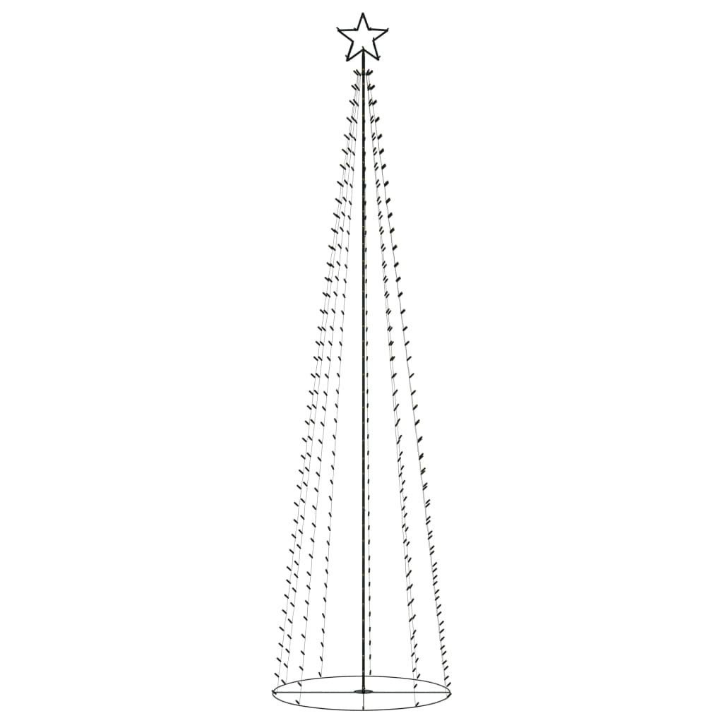 cm Baum Kegelform 400 Weihnachtsbaum Warmweiß in LEDs vidaXL LED 100x360