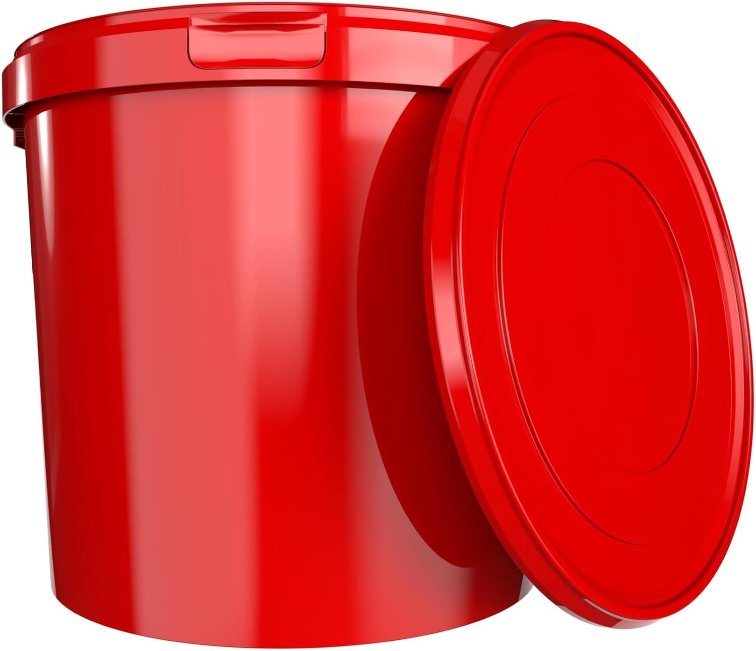 FixedByU Putzeimer Eimer mit Deckel 10 L, Vorratseimer, Lebensmittelecht, (Eimer-Set, 1-tlg., Eimer mit Deckel), Vorratseimer, Lebensmittelecht, Luftdicht, Stabil