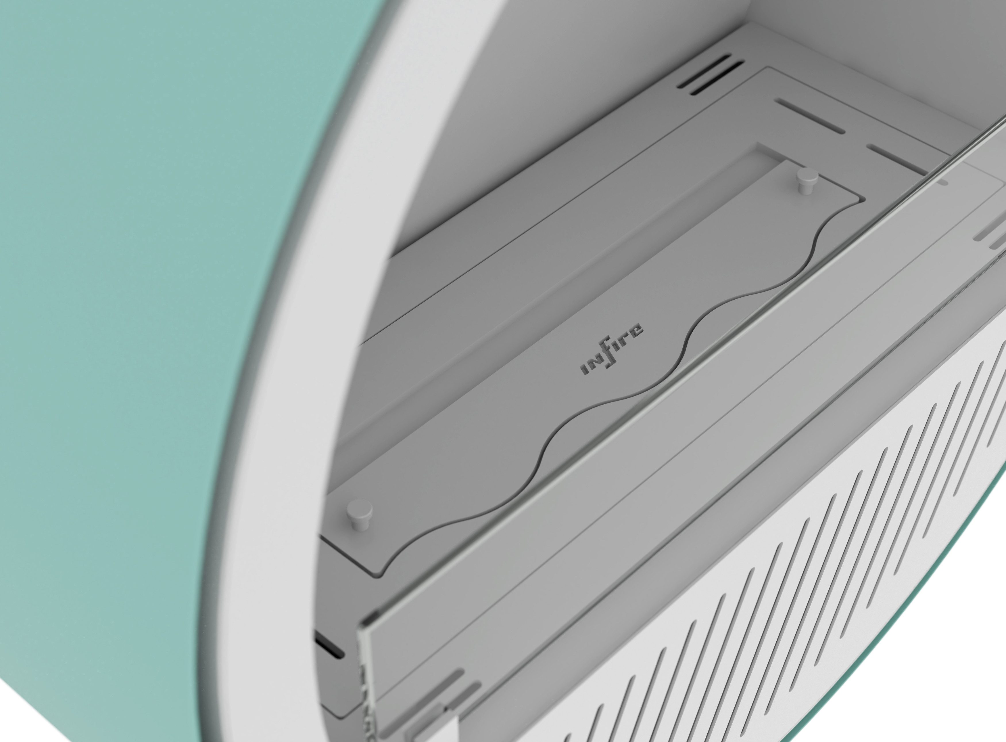 Infire Echtfeuer-Dekokamin Incyrcle Slim Wall Ethanolkamin, bis 2 KW Heizleistung, TÜV zertifiziert