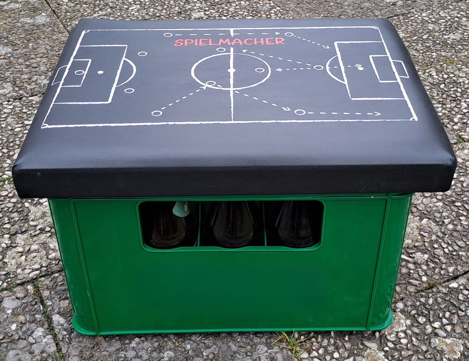 BURI Sitzauflage Bierkastensitz Fußball Getränkekistensitz Sitzkissen günstig online kaufen