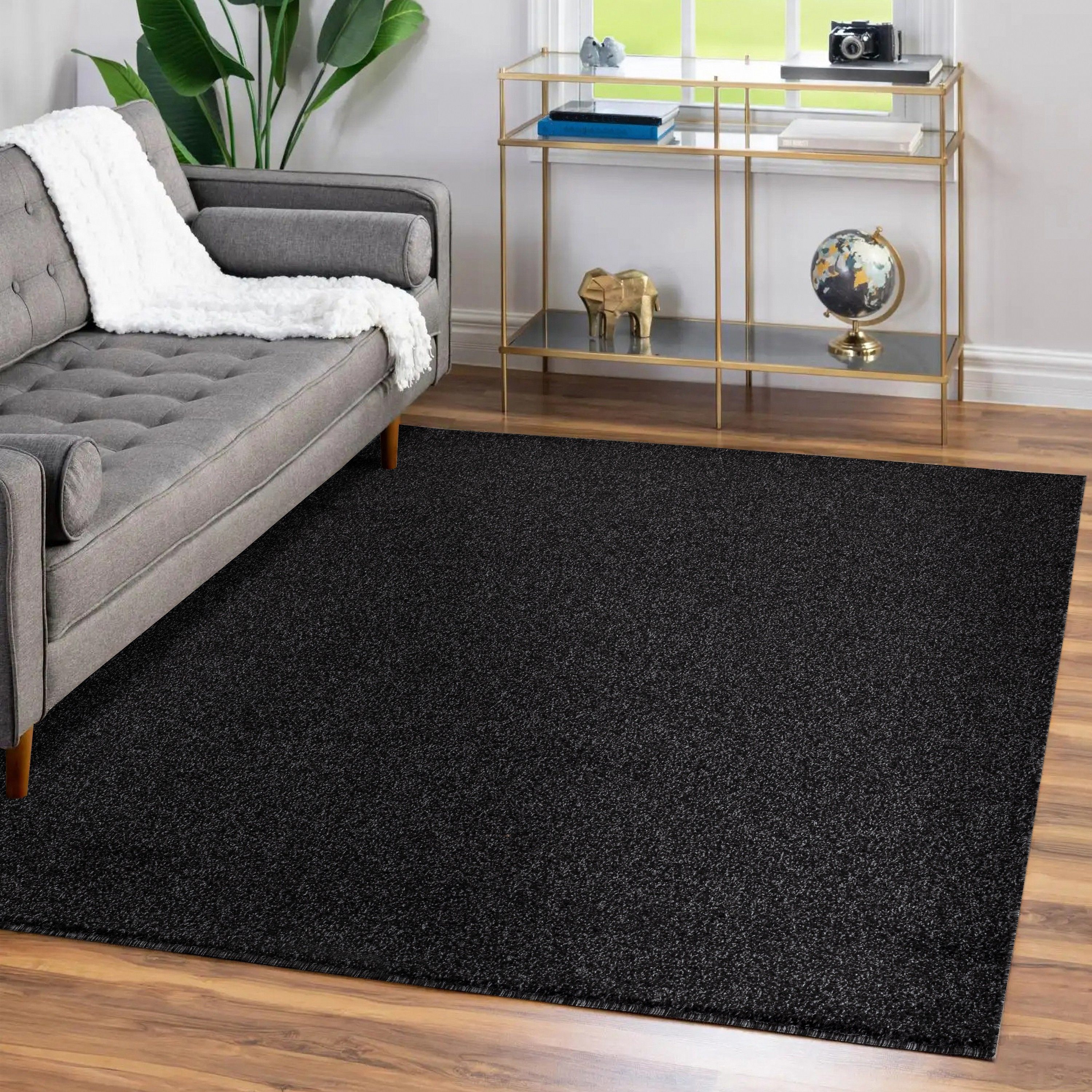 Teppium Teppich Unicolor - Einfarbig, Rechteckig, Höhe: 11 mm, Einfarbig Ku günstig online kaufen