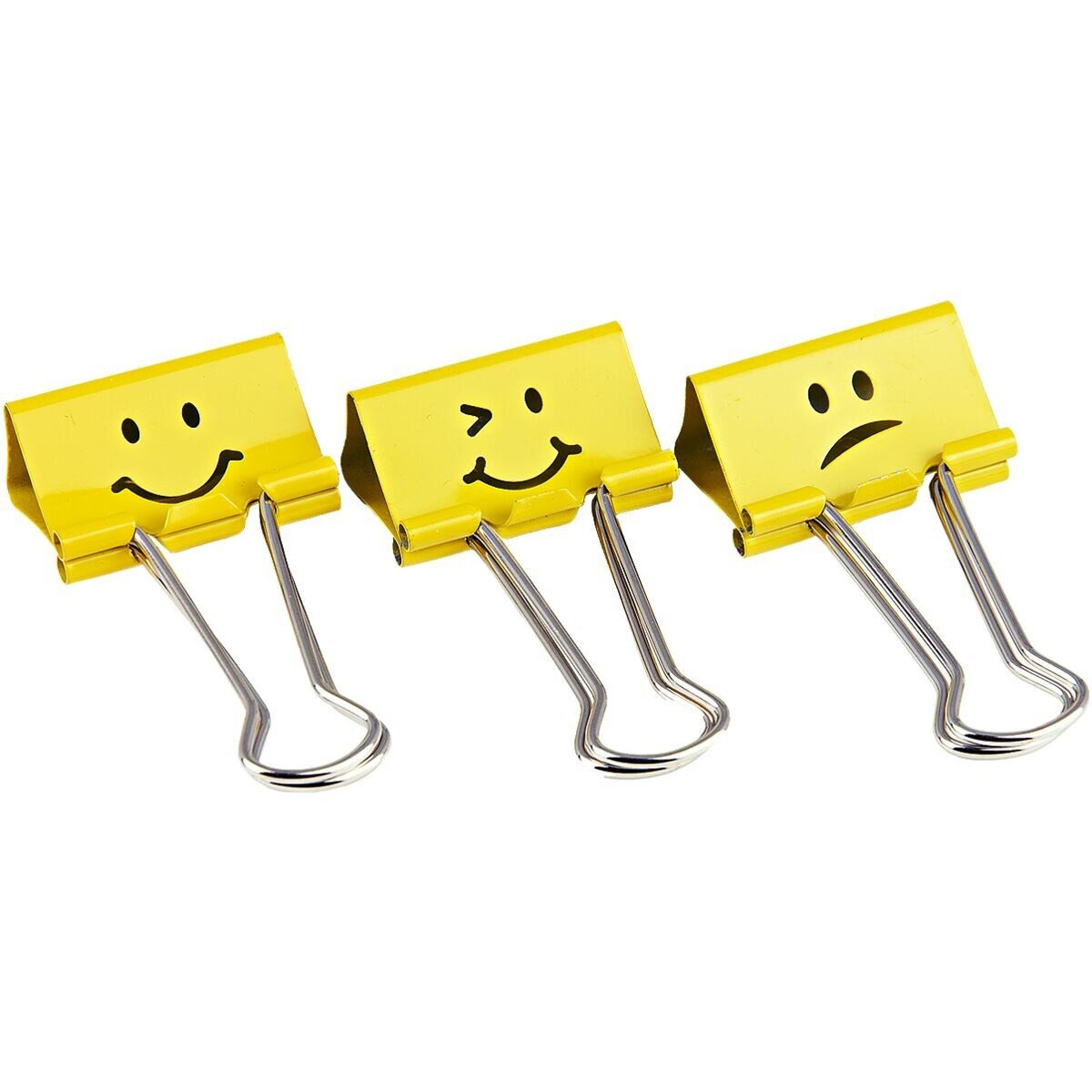 RAPESCO Büroklammer Emoji, Klemmbreite 32 mm / Klemmstärke 14 mm, 20 Stück