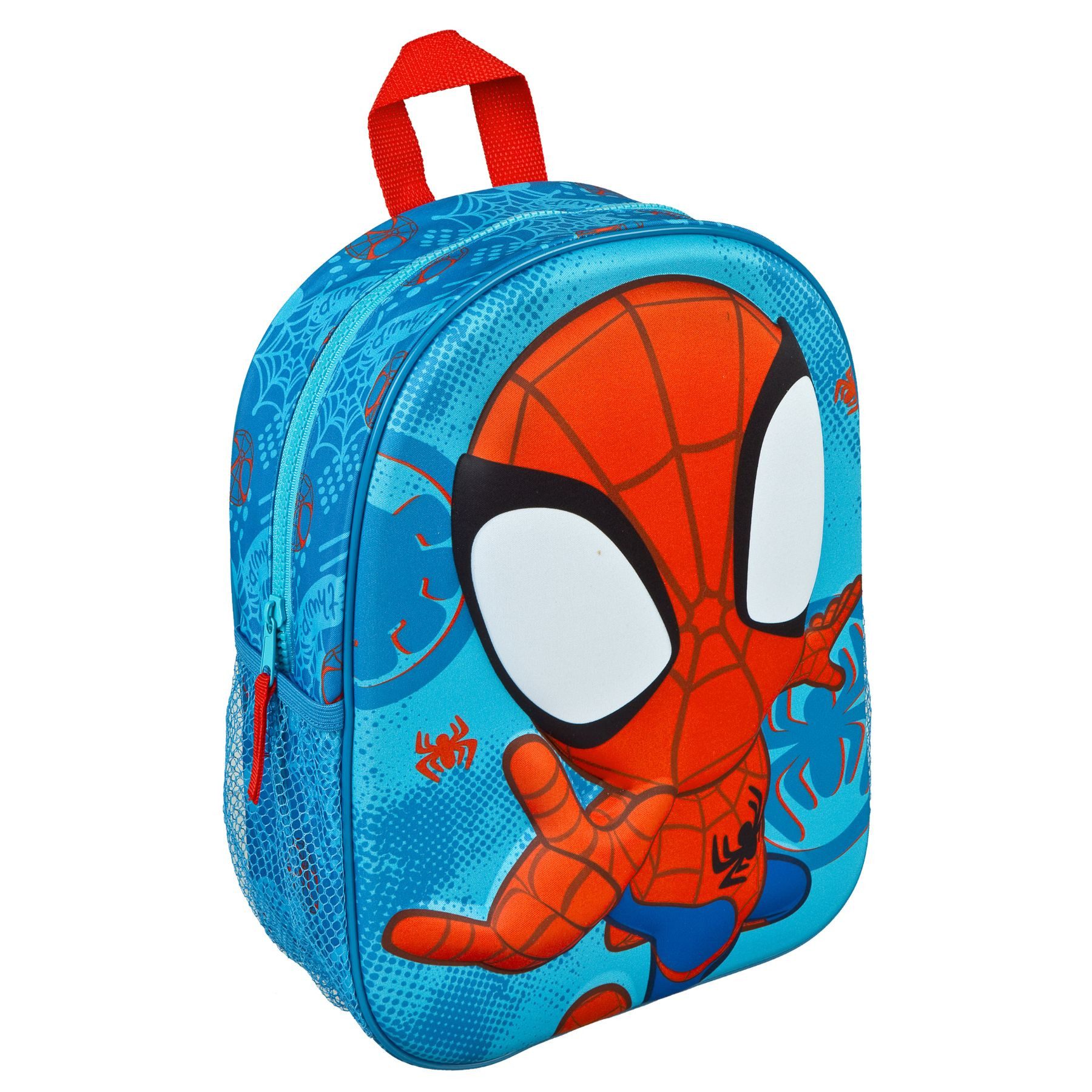 MARVEL Kinderrucksack Spidey 3D blau Backpack für Kindergarten Schule Freizeit und Reise