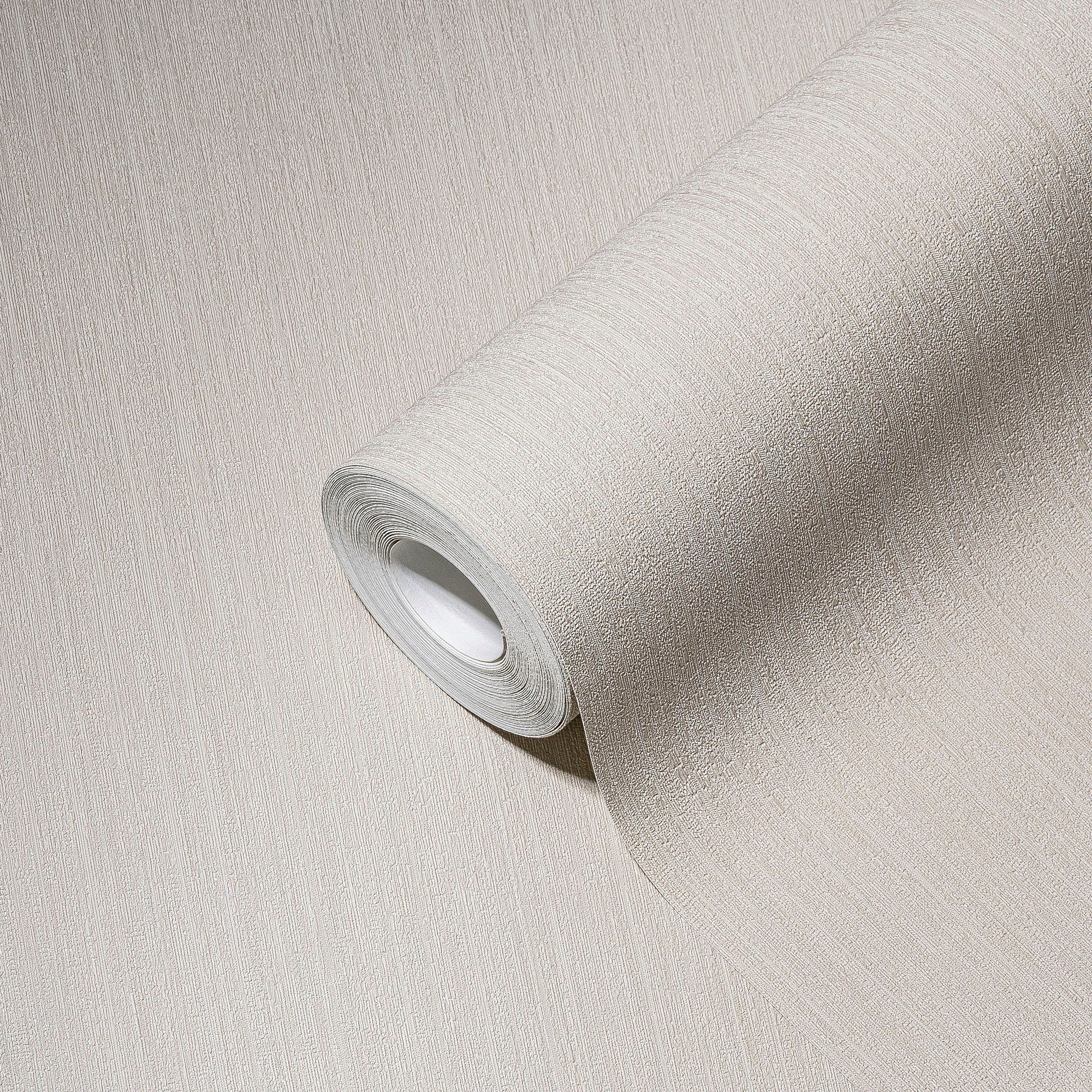 Mata Hari, strukturiert, Ton-in-Ton, walls Einfarbig Tapete Vliestapete beige Uni living unifarben,