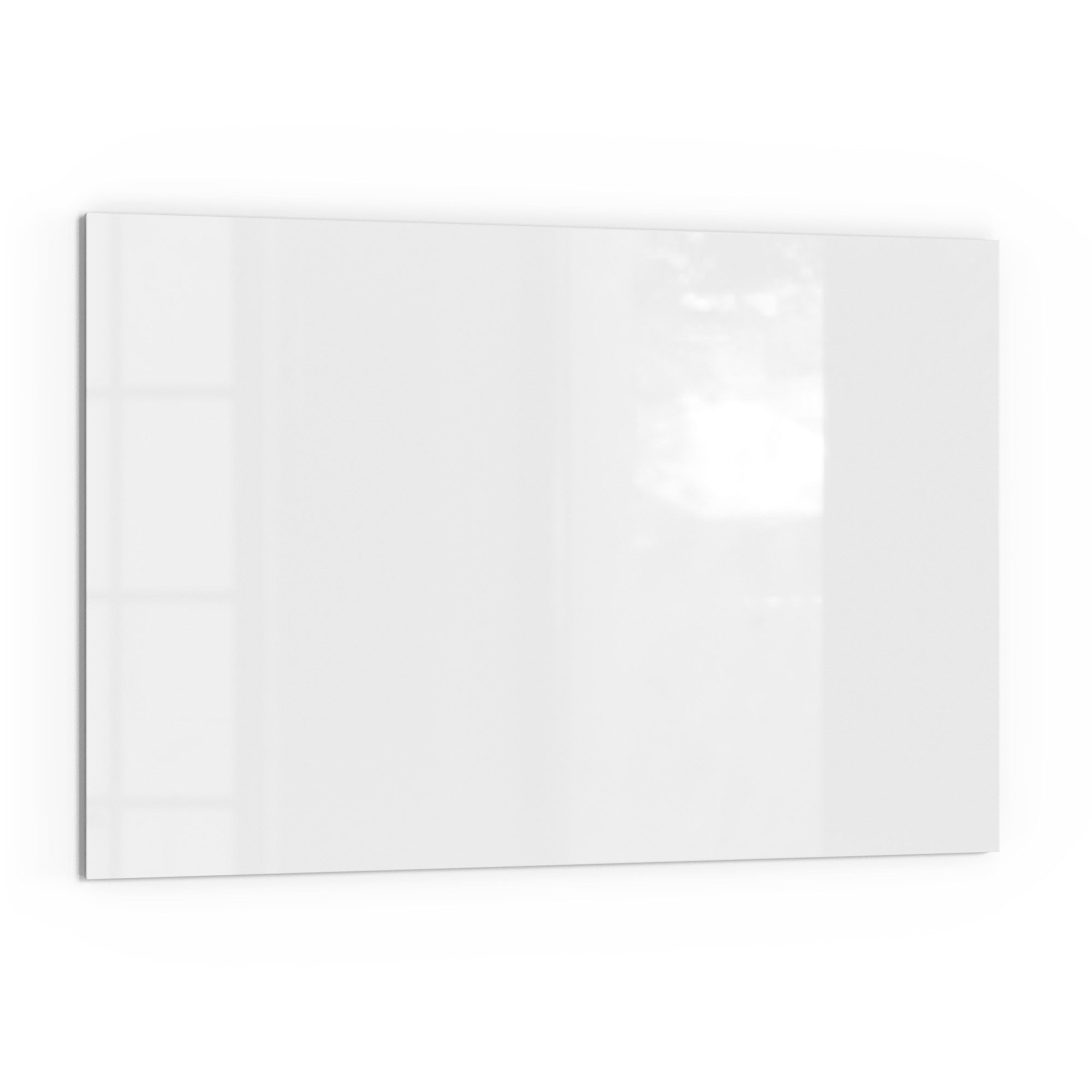 DEQORI Küchenrückwand 'Unifarben - Weiß', Glas Spritzschutz Badrückwand Her günstig online kaufen