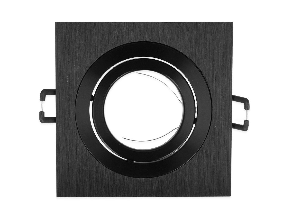 GTV LED Einbaustrahler Einbaurahmen Schwenkbar Schwarz günstig online kaufen