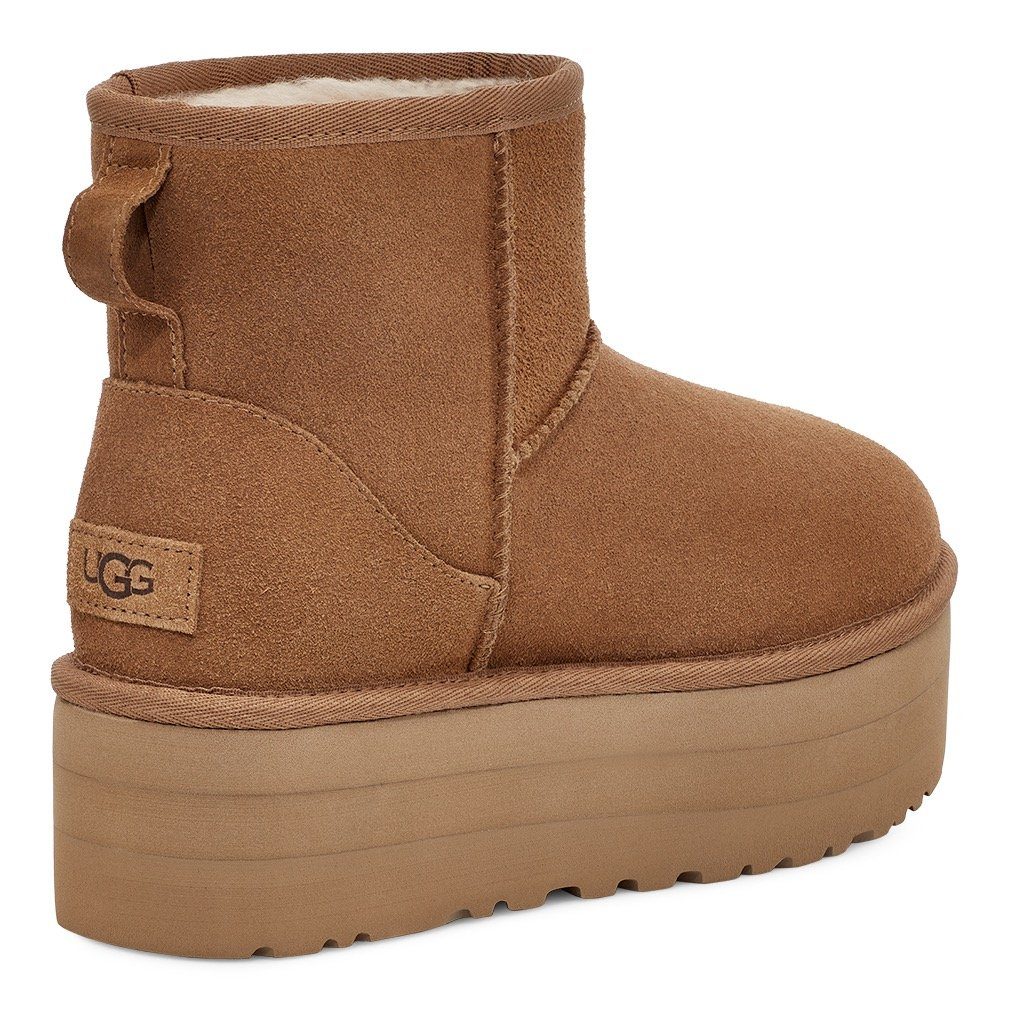 UGG Classic Mini Platform Plateaustiefelette, Winterboots, Plateau Stiefel, Schlupfstiefel zum Schlupfen