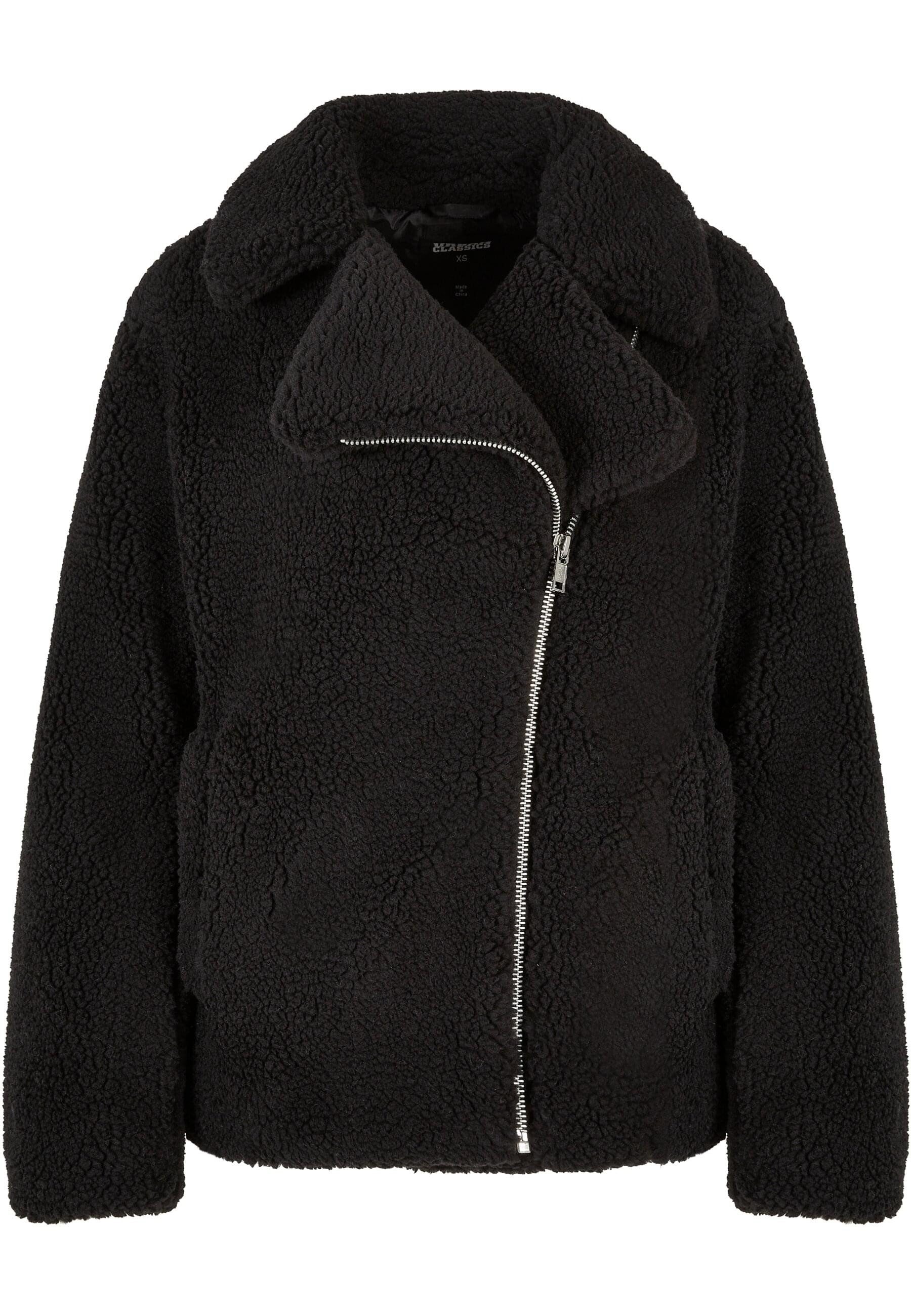 URBAN CLASSICS Winterjacke Urban Classics Damen Ladies Sherpa Biker Jacket günstig online kaufen
