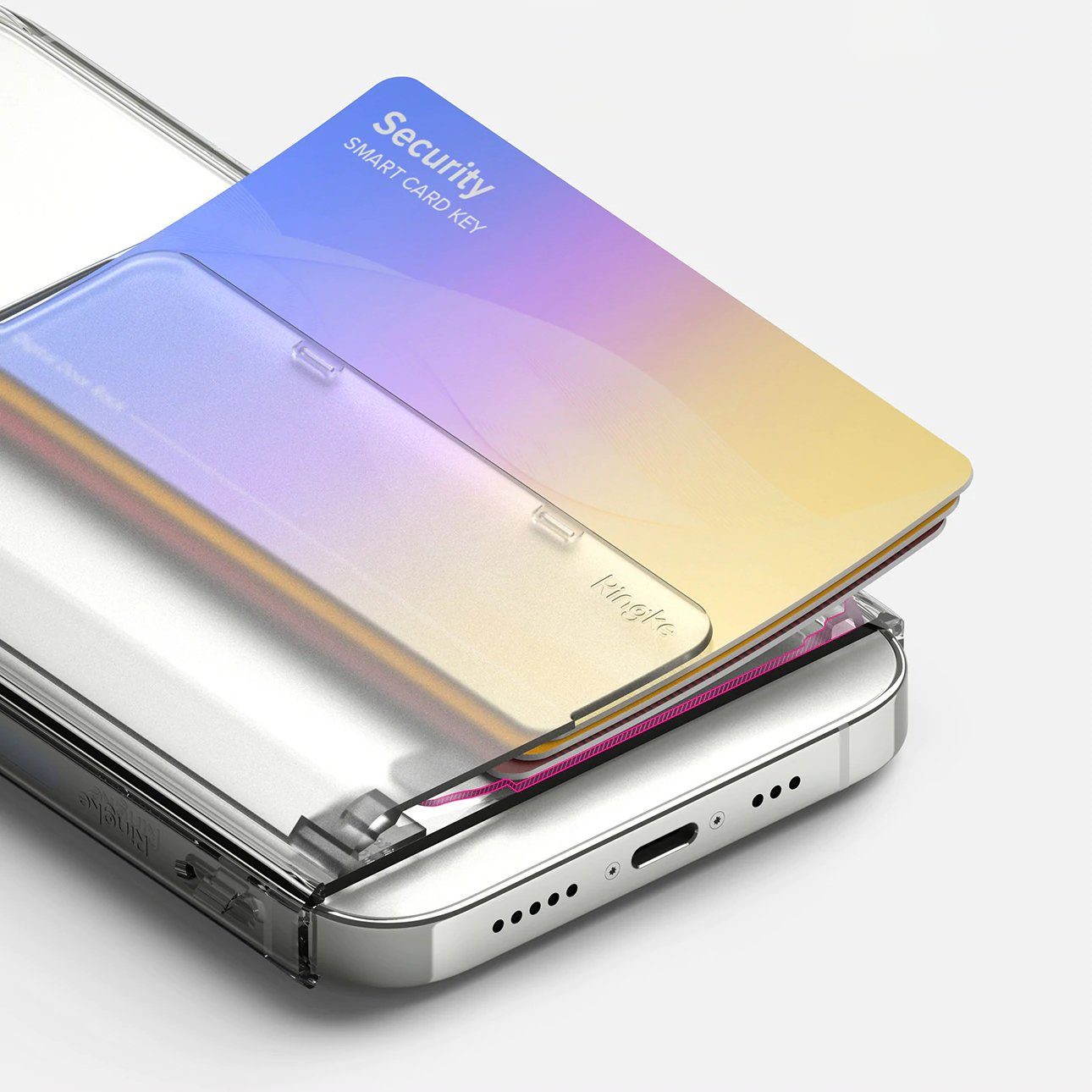 Ringke Smartphone-Hülle Side Slot Card Holder Kartenhalter für Kreditkarten Ausweishalter Betr