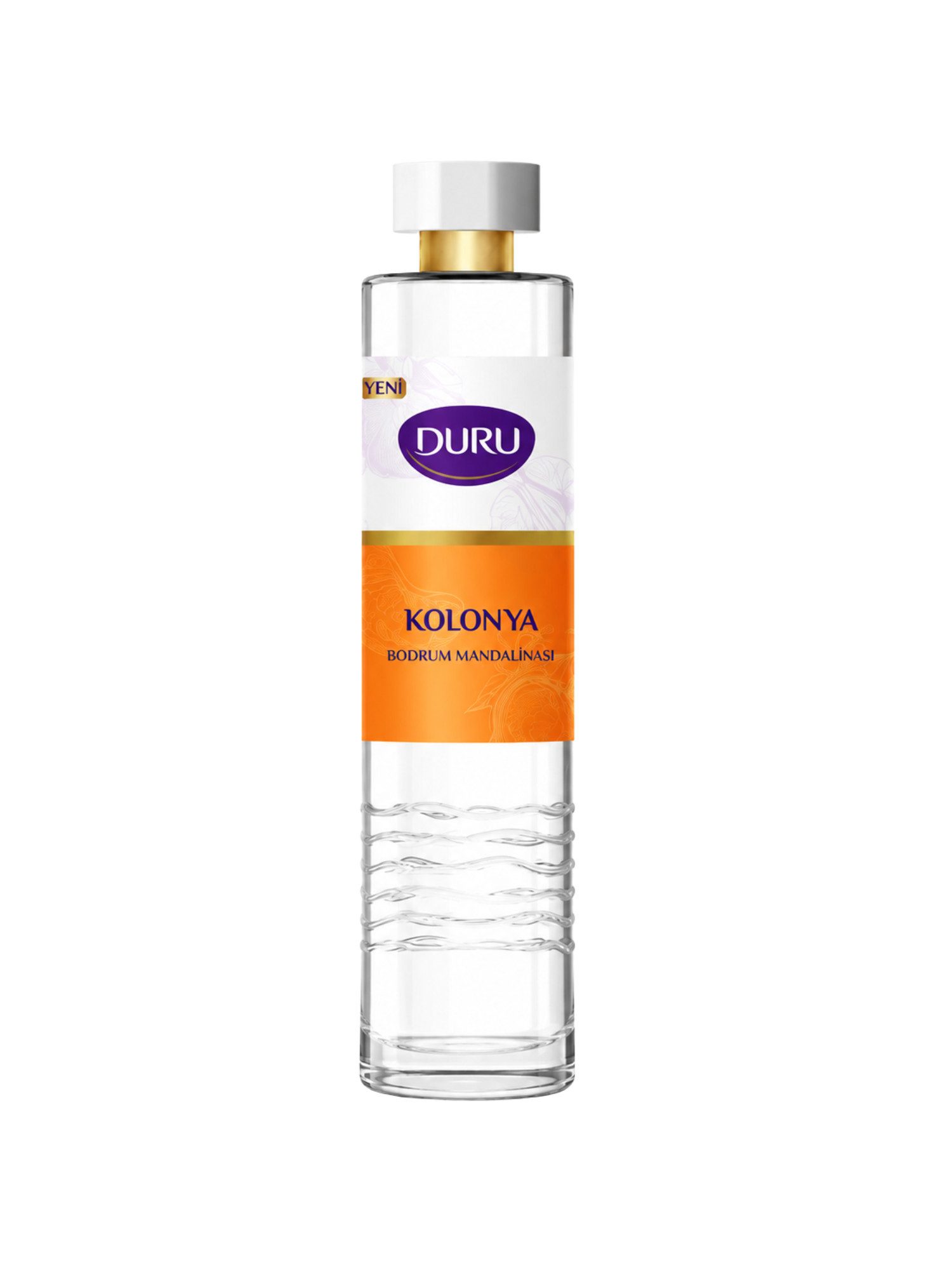 DURU Eau de Cologne Duru Premium Cologne Serie, Erfrischendes Kölnisch Wasser, Frischer Mandarinenduft, 80° Alkoholgehalt, Pet-flasche, 400 ml Inhalt