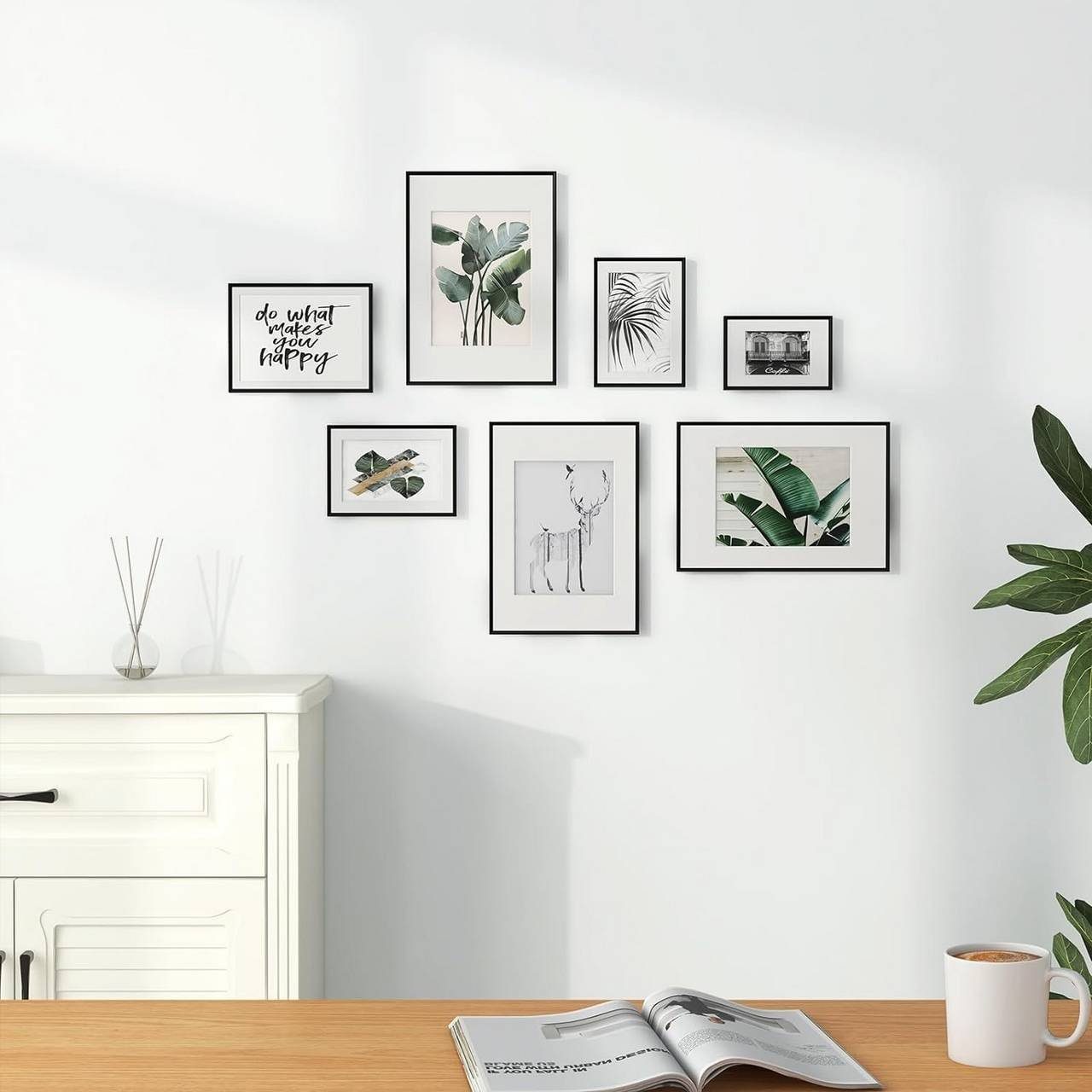 Woltu Bilderrahmen, (2 St), Fotorahmen Aluminium Matt günstig online kaufen