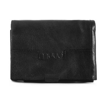 muud Handtasche Lederorganizer Stockholm Black