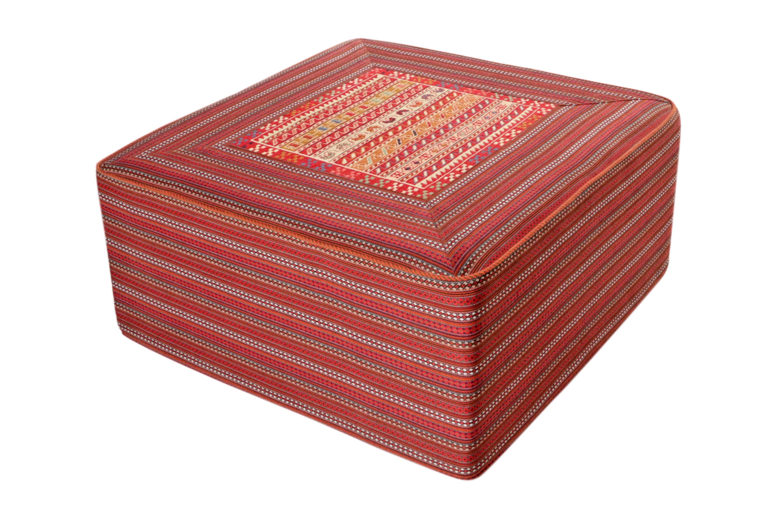 Rugtales Pouf Kelim Pouf 90x90cm