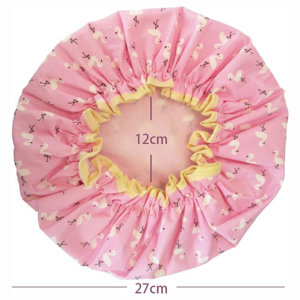 Coonoor Duschhaube 4 Stück Damen Wasserdichte Duschhaube,Wiederverwendbare günstig online kaufen