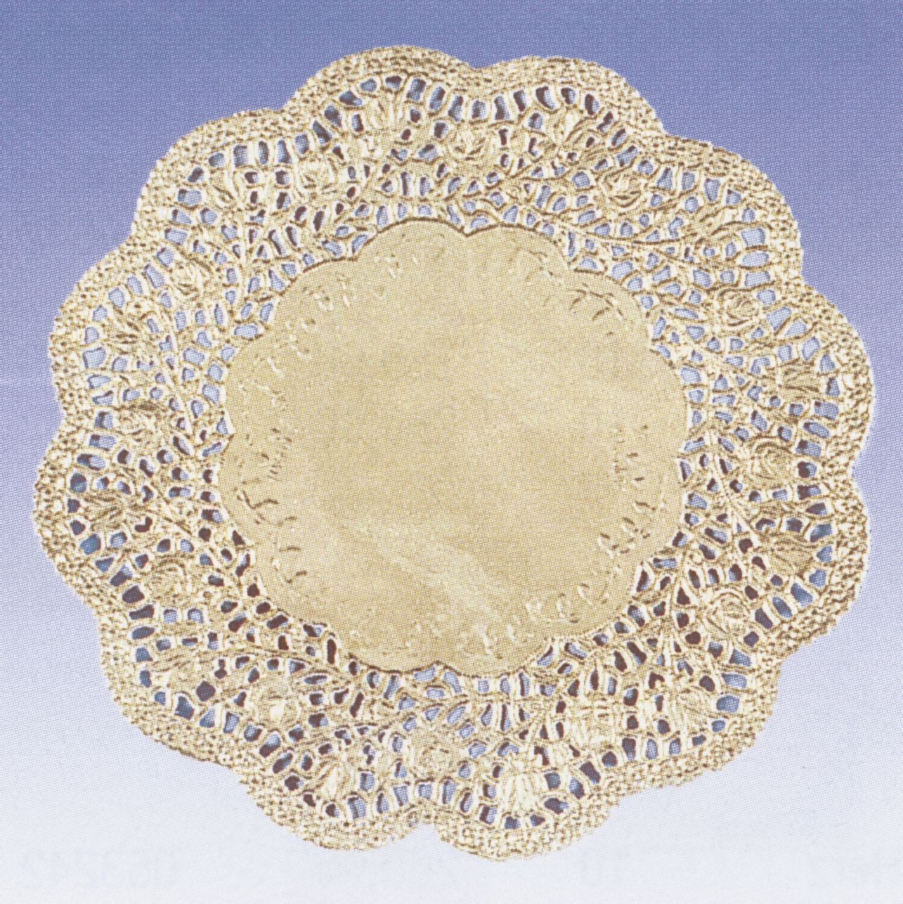 Tassenuntersetzer 3621390425 Tortenspitzen - Ø 36 cm, 4 Stück, gold