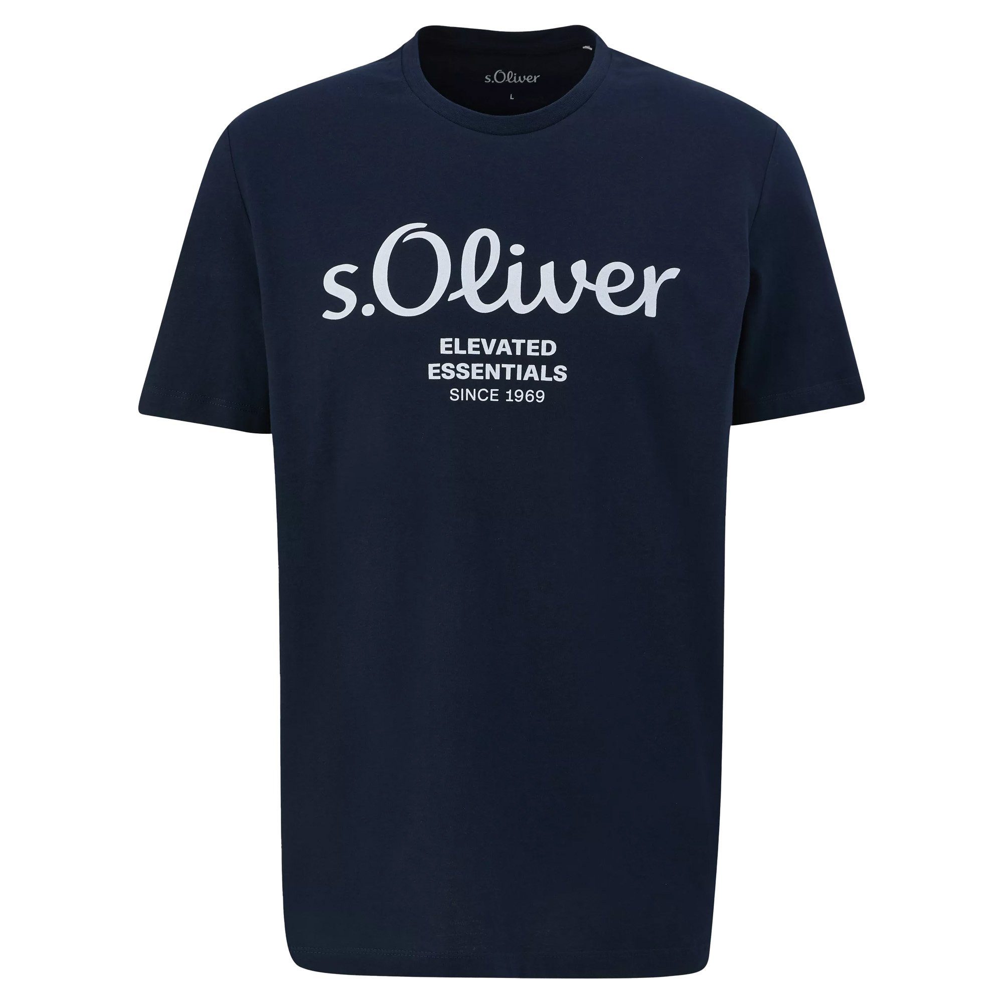 s.Oliver T-Shirt Herren T-Shirt 4er Pack Baumwolle Logo T-Shirt (Packung, 4 günstig online kaufen