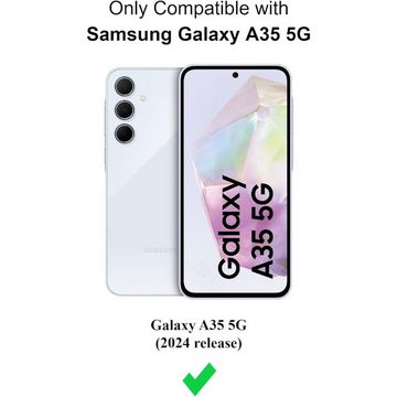 SmartUP Smartphone-Hülle Hülle für Samsung Galaxy A35 5G Silikon Schutzhülle Handyhülle Case