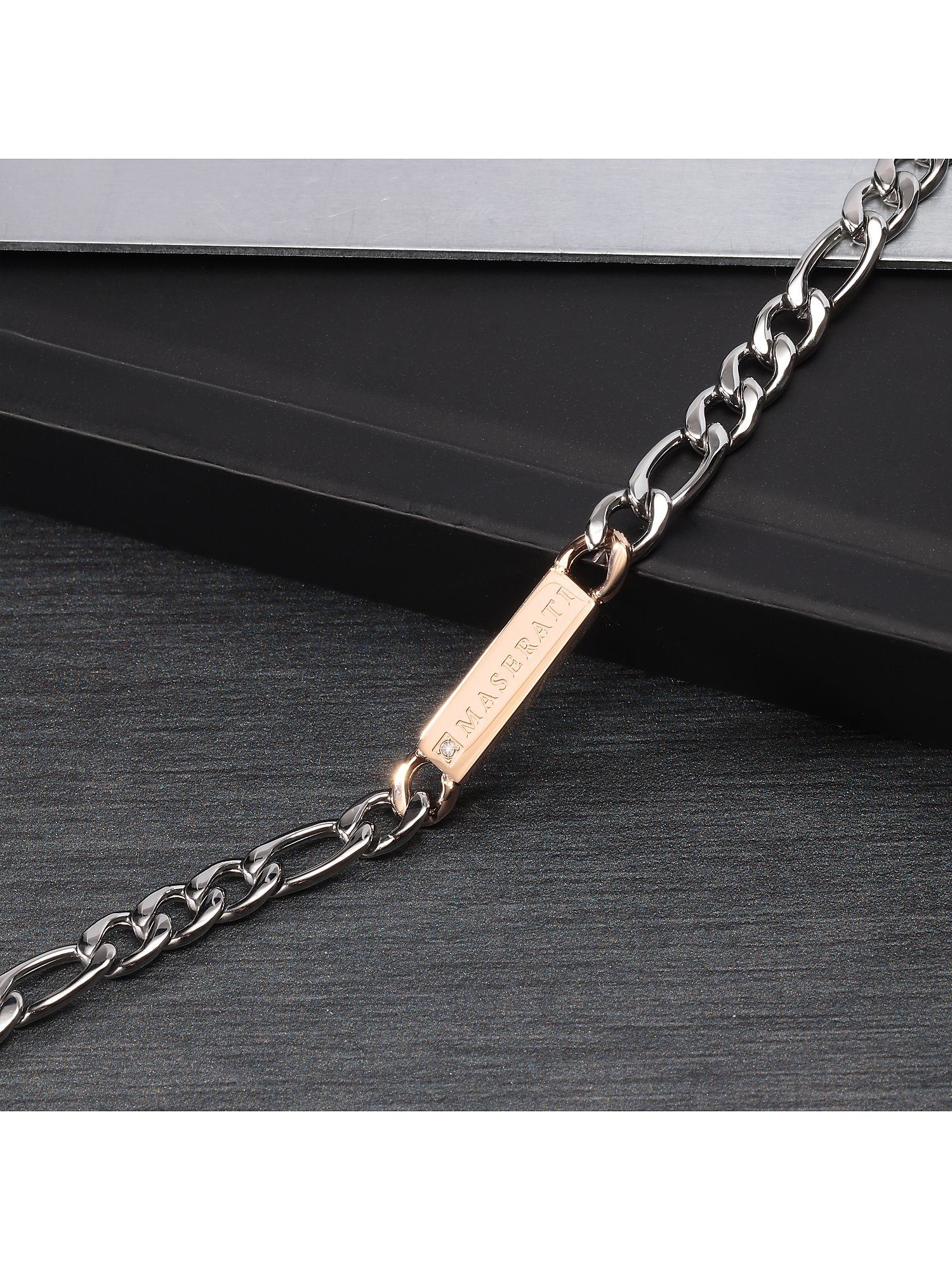 MASERATI Edelstahlkette Maserati Herren-Kette Edelstahl