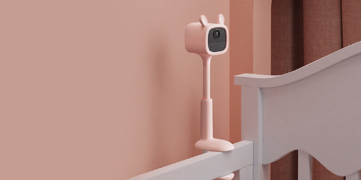Video-Babyphone BM1 Babyphone pink Smart Babymonitor