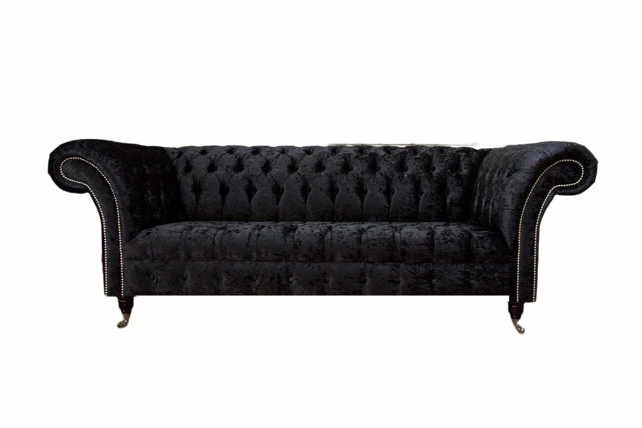 Luxus In Polster Sofa Made Couch JVmoebel Sofas Sofa Couchen, Chesterfield Textil Europe Zweisitzer
