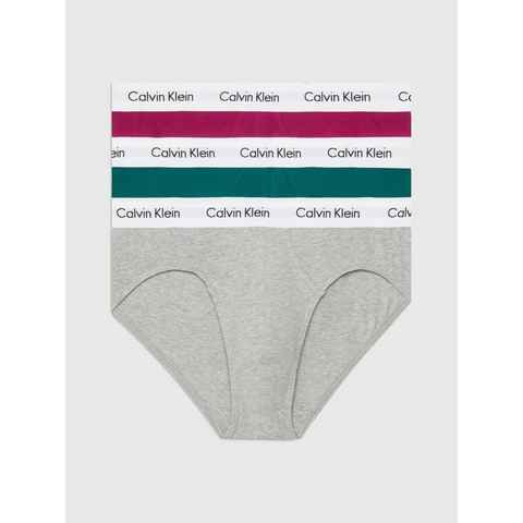 Calvin Klein Underwear Hipster HIP BRIEF 3PK (Packung, 3-St., 3er-Pack) mit Logo-Elastikbund