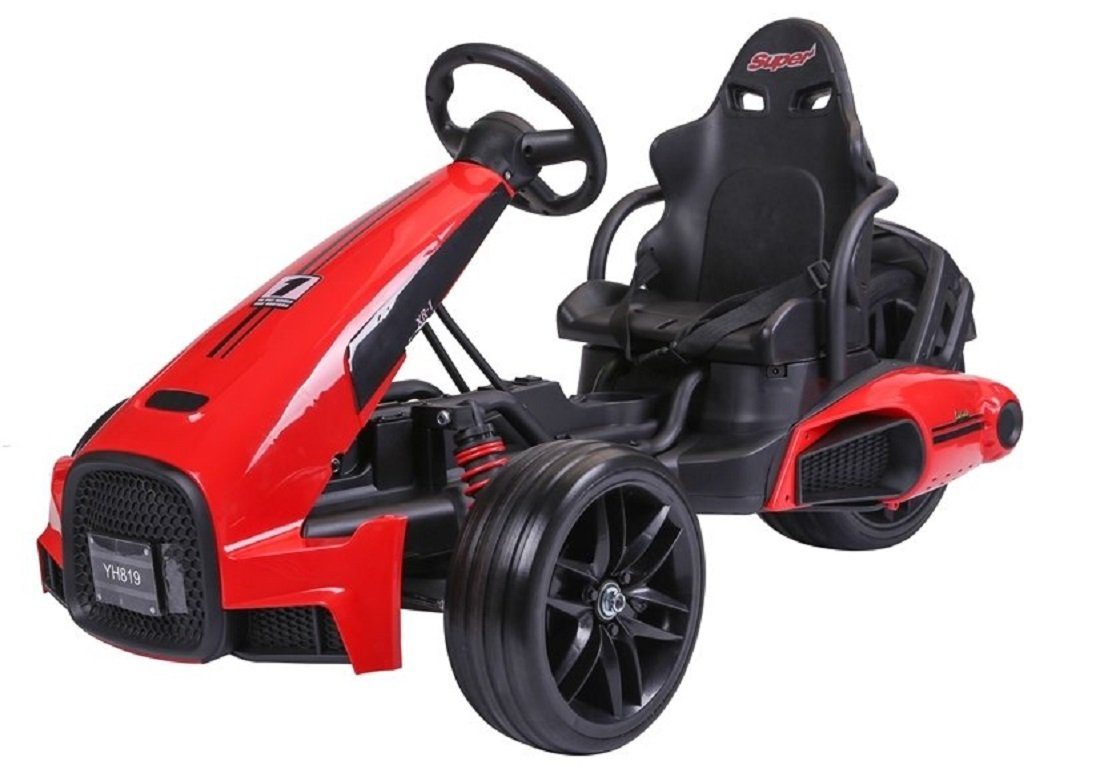 Elektro-Kinderauto Kinderfahrzeug Elektro Go-Kart rot