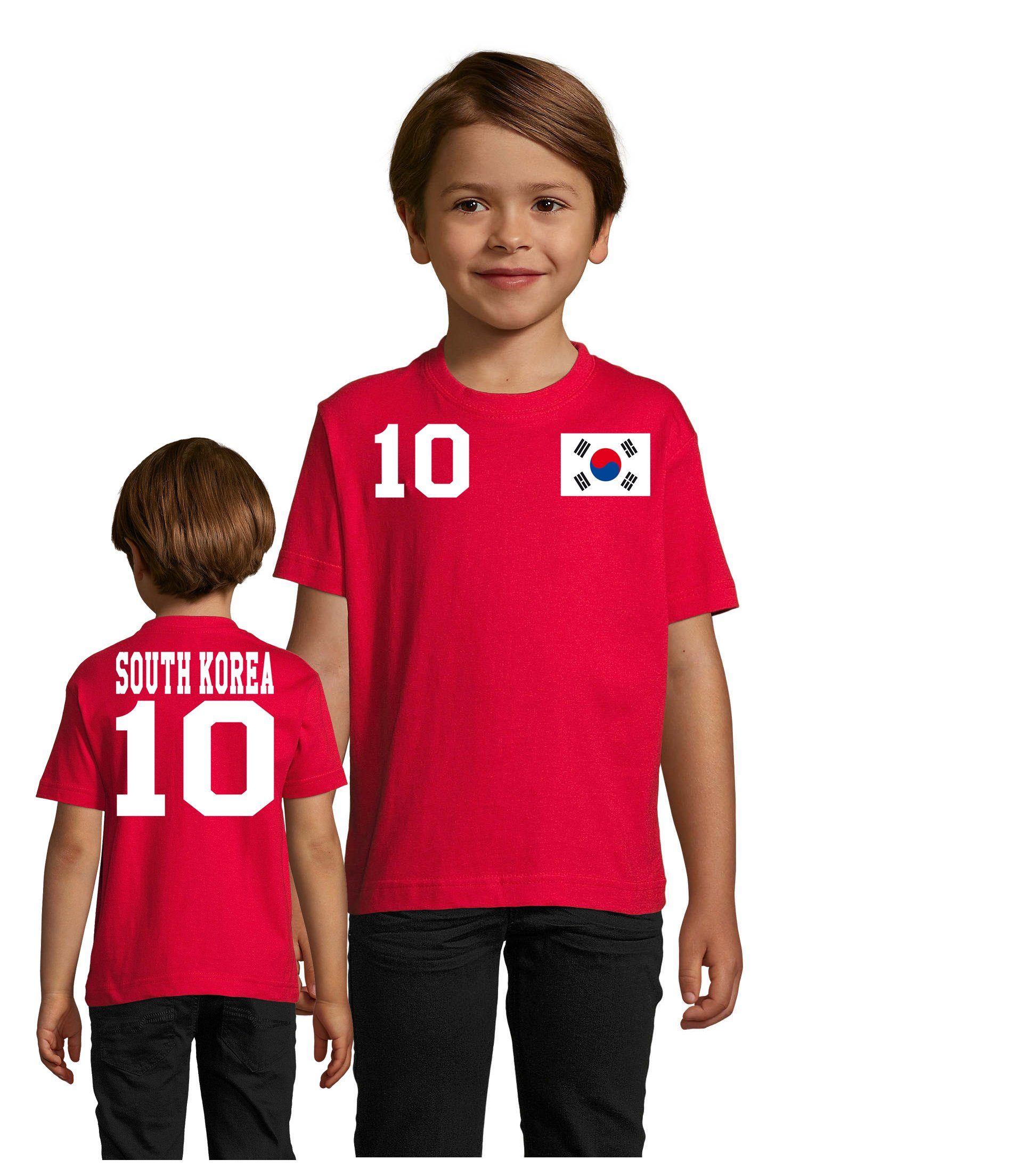 Blondie & Brownie T-Shirt Kinder Südkorea South Korea Sport Trikot Fußball Weltmeister WM