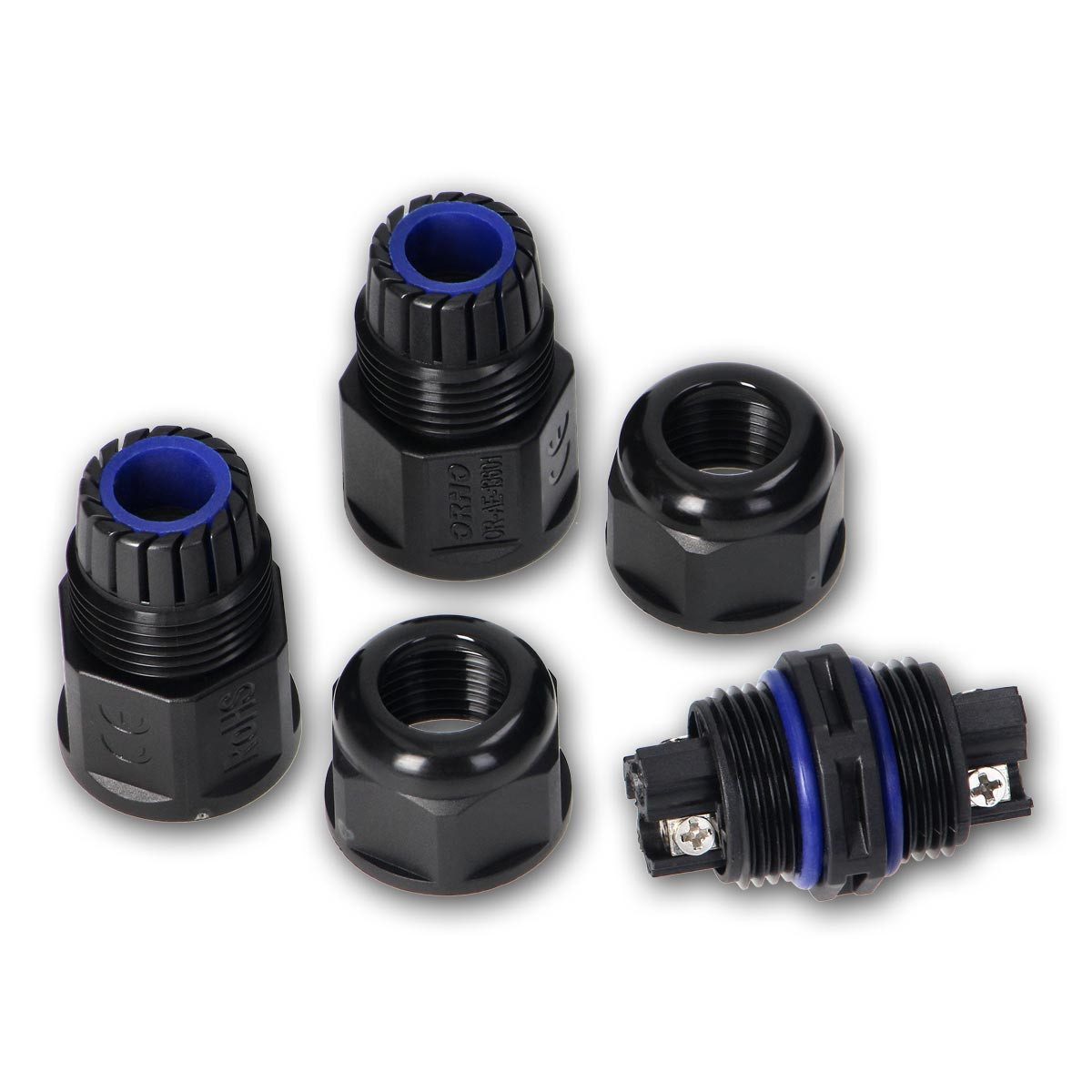 world-trading-net Kabelverbinder-Sortiment Standard-Kabelmuffe für 3x4mm², IP68, UV-stabil