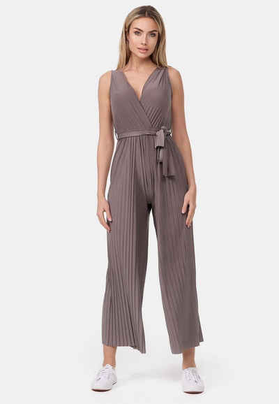 Worldclassca Jumpsuit Worldclassca Jumpsuit Pleated Комбінезони mit Gürtel Ärmellos Sommer