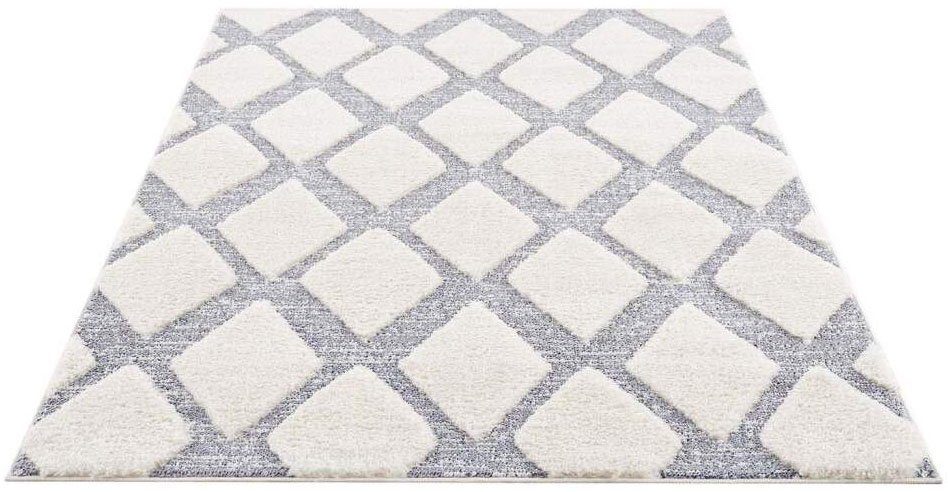 Carpet City Hochflor-Teppich Focus 4497, rechteckig, günstig online kaufen
