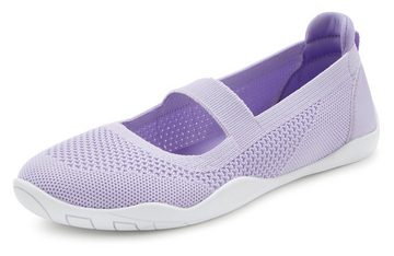 LASCANA Sneaker Ballerinas Freizeitschuh, Slipper, Halbschuh superleicht, flexible Sohle VEGAN