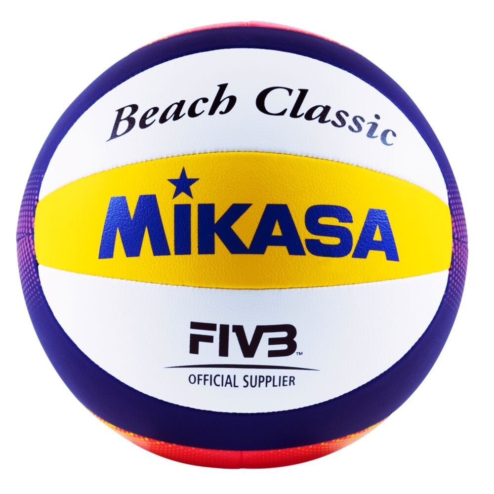 Mikasa Beachvolleyball Beachvolleyball Beach Classic BV551C, Replica des offiziellen Spielballs "Beach Pro BV550C"