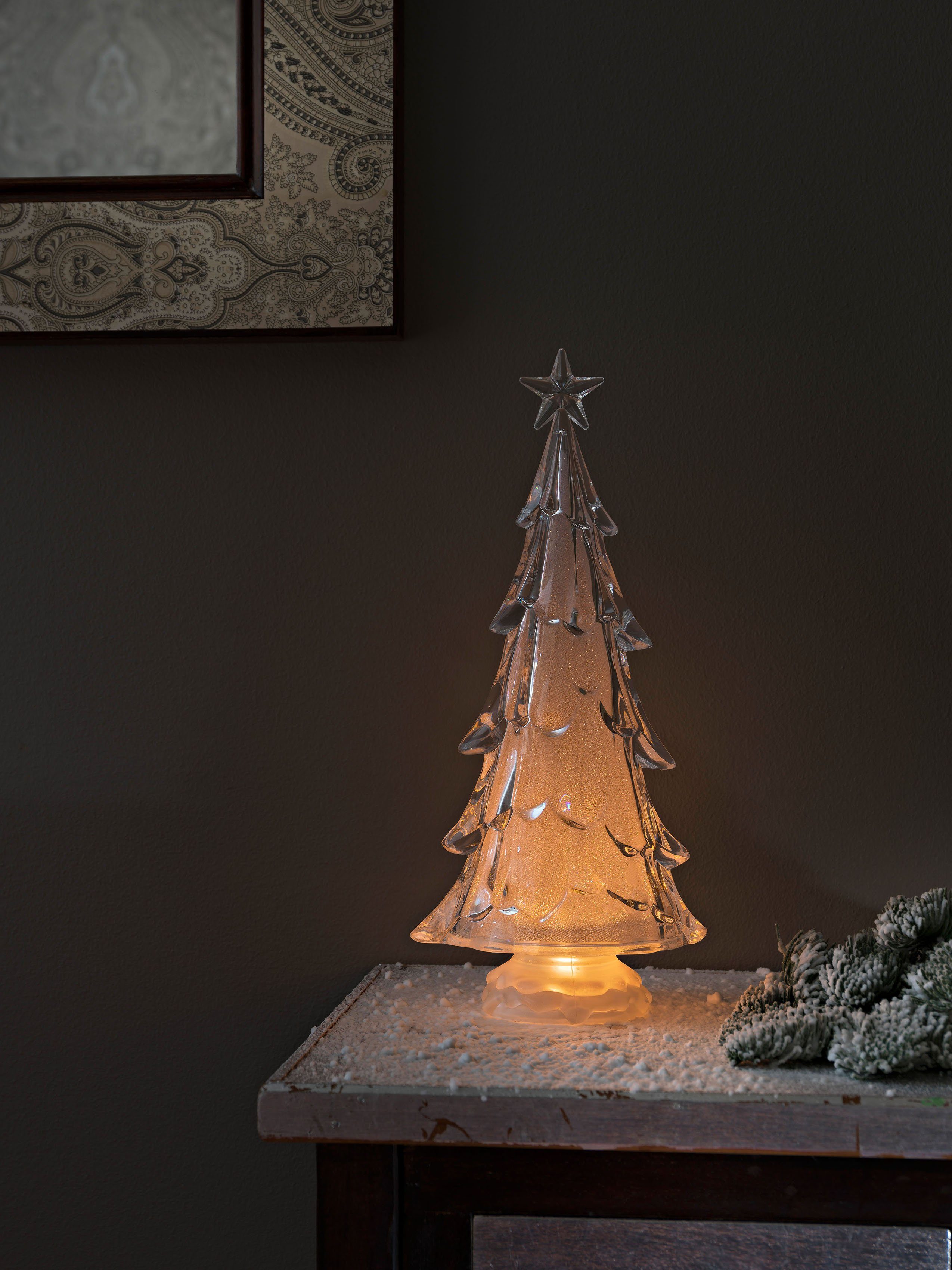 KONSTSMIDE LED Baum »Weihnachtsdeko«, LED fest integriert, Warmweiß, LED  Acryl Weihnachtsbaum, 3 warm weiße Diode