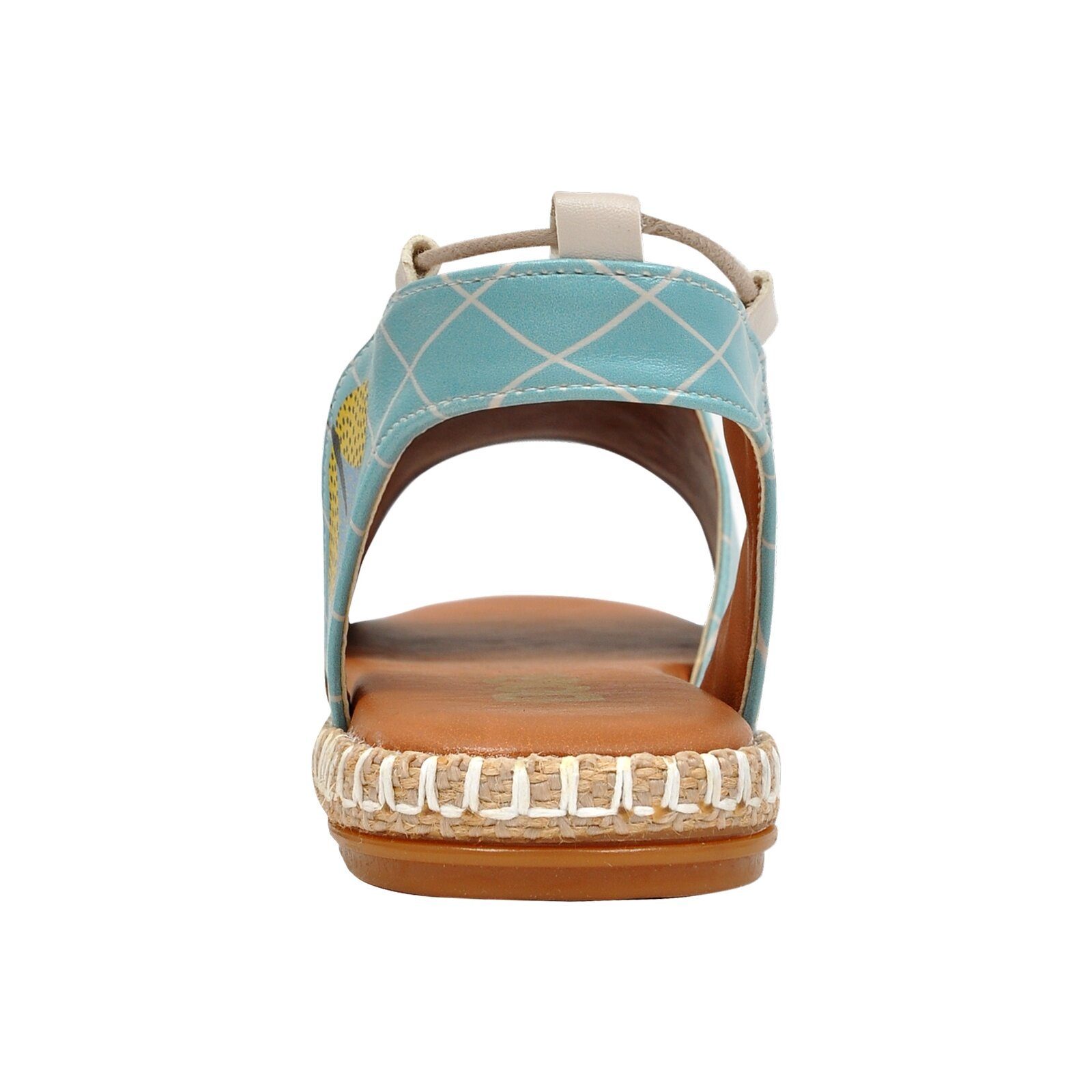 DOGO Hazel Sandale Les Papillons Damen Sandalen Sandale Handgefertigt