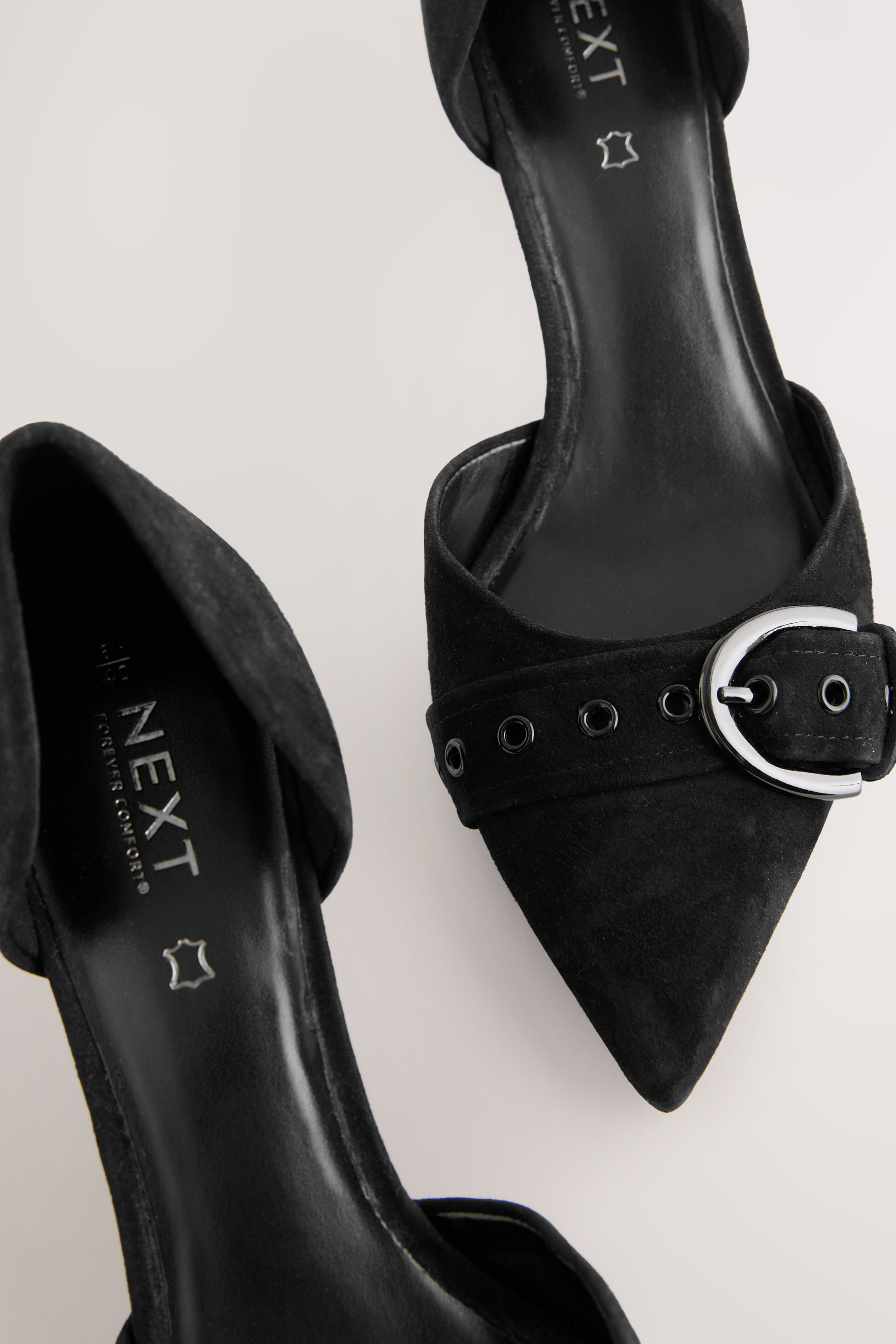Next Forever Comfort® Kitten-Heels aus Leder mit Ösen Pumps (1-tlg) günstig online kaufen