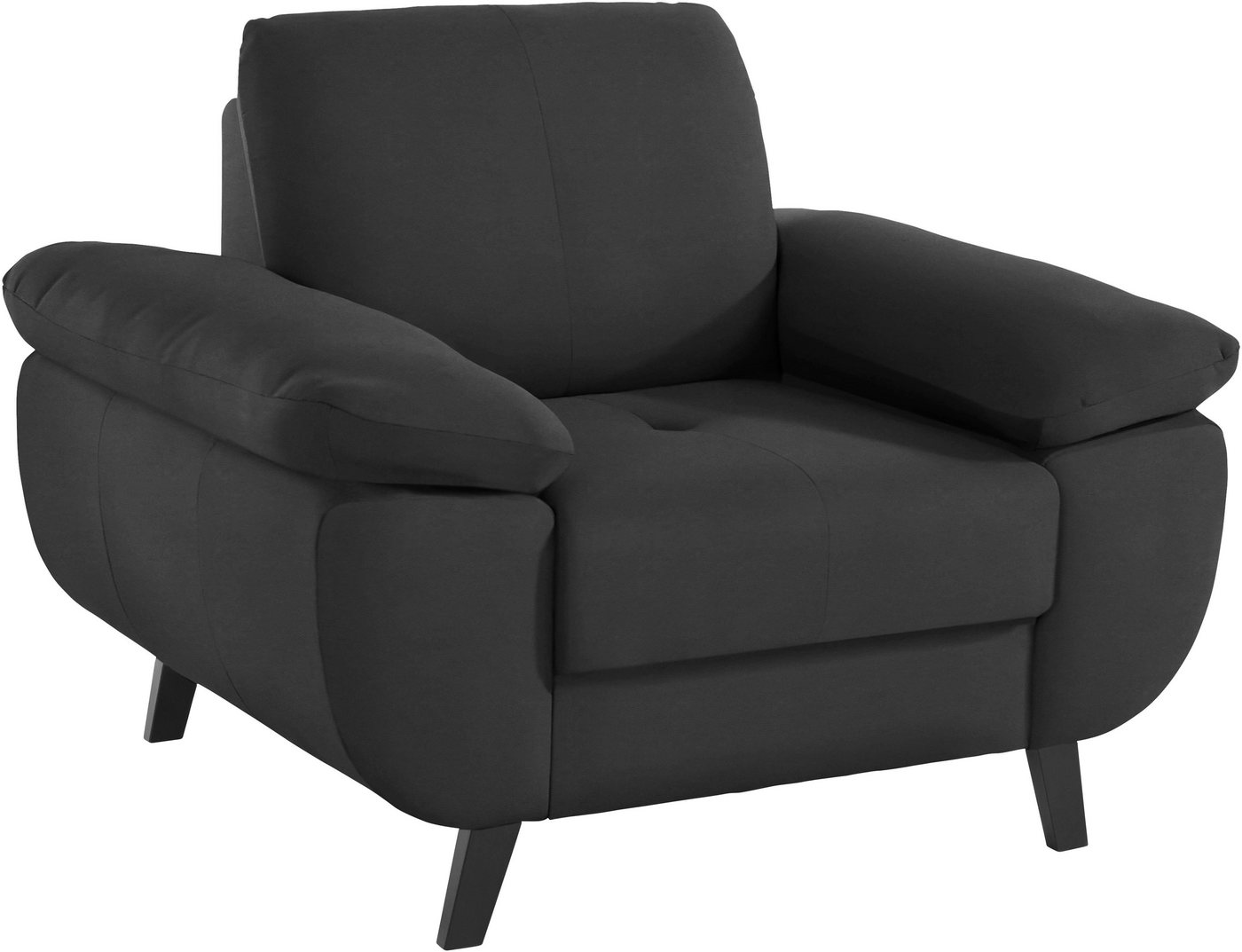 TRENDMANUFAKTUR Sessel »Quadro«, mit extra breiten Armlehnen, in moderner Optik-kaufen
