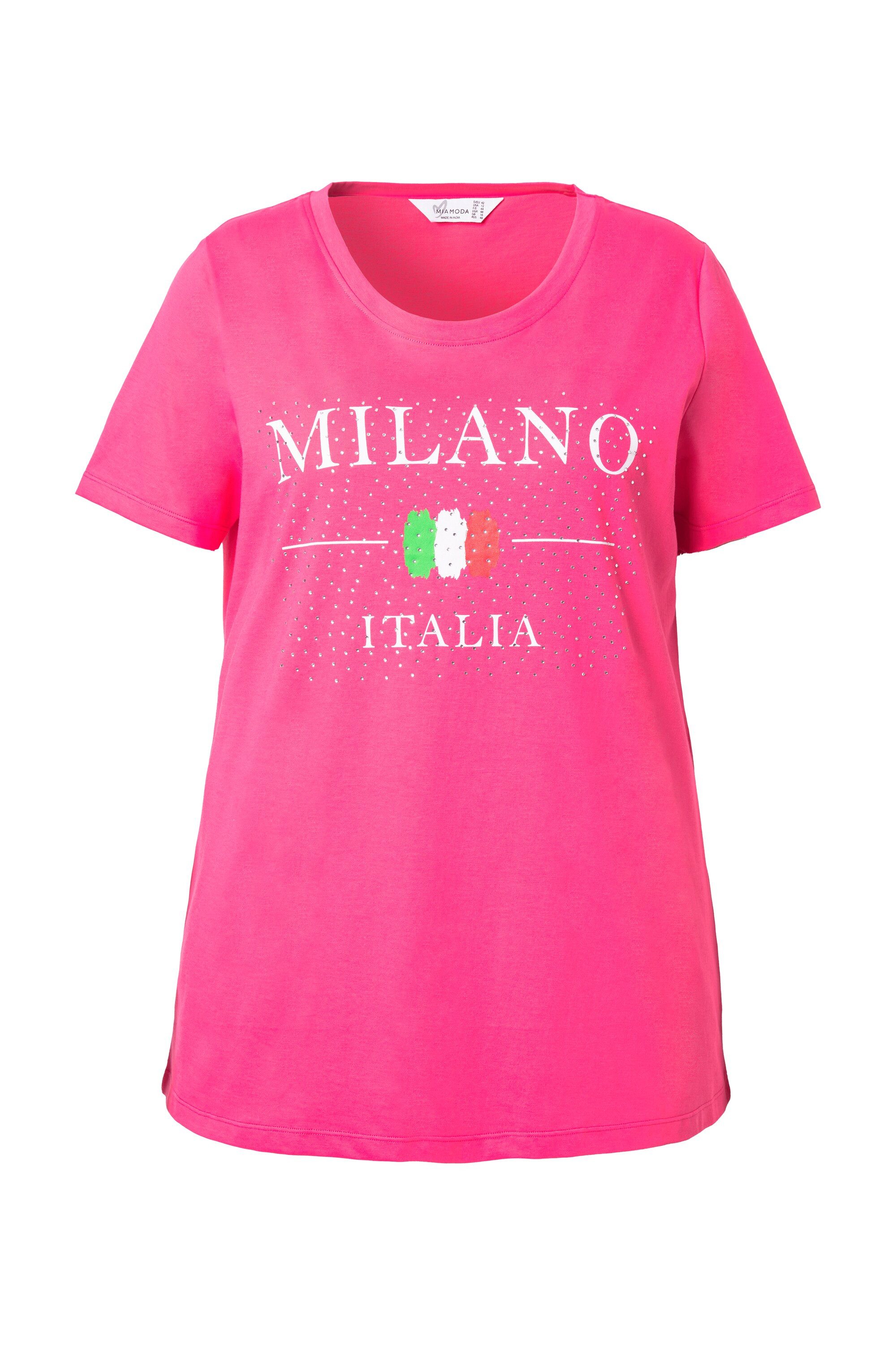 MIAMODA T-Shirt T-Shirt bequeme Passform Statement-Motiv günstig online kaufen