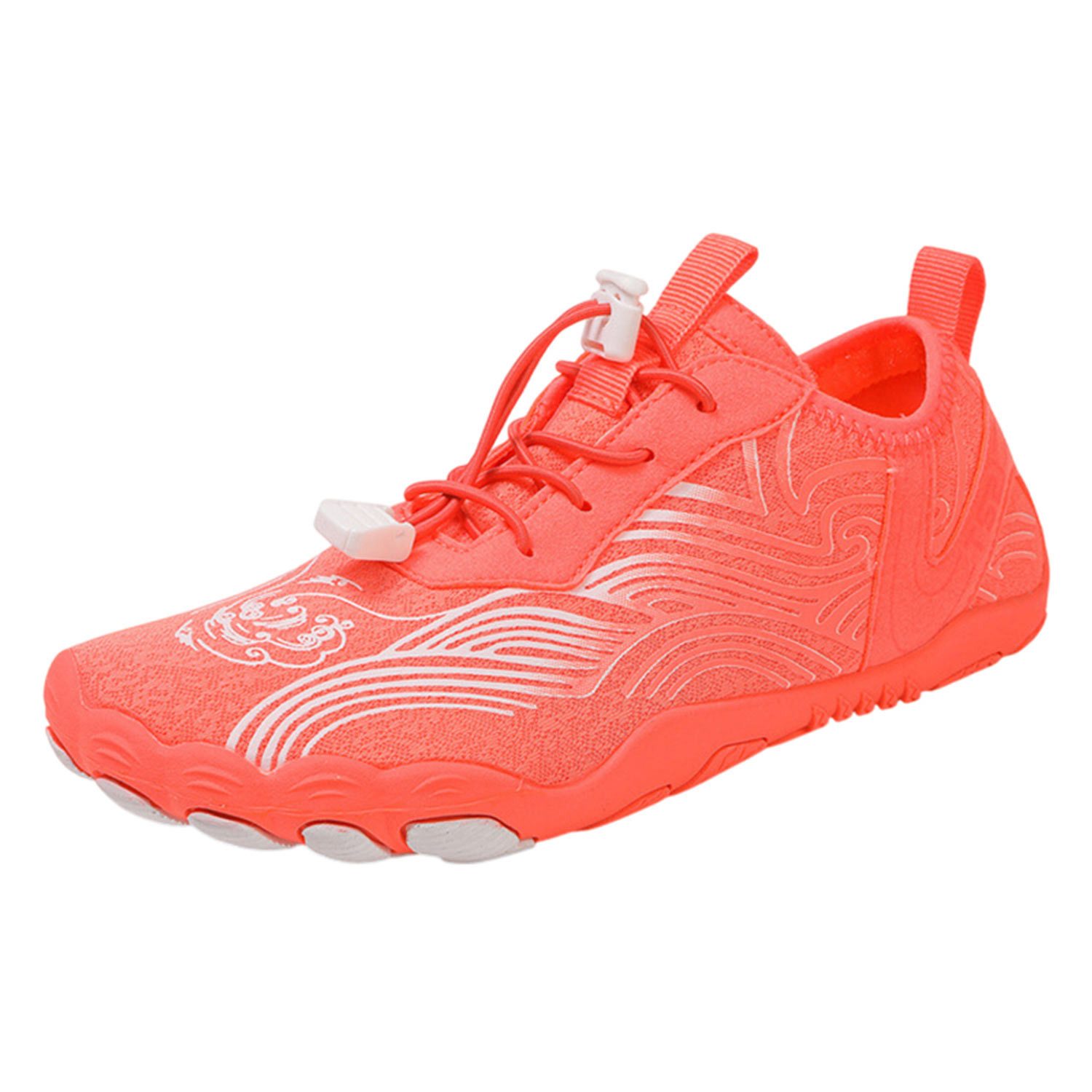 Refttenw Unisex Zehenschuhe SchnellTrocknend Wasserschuhe Surfschuhe Aquaschuhe Barfußschuh Weich Leicht Atmungsaktiv Rutschfeste Badeschuh