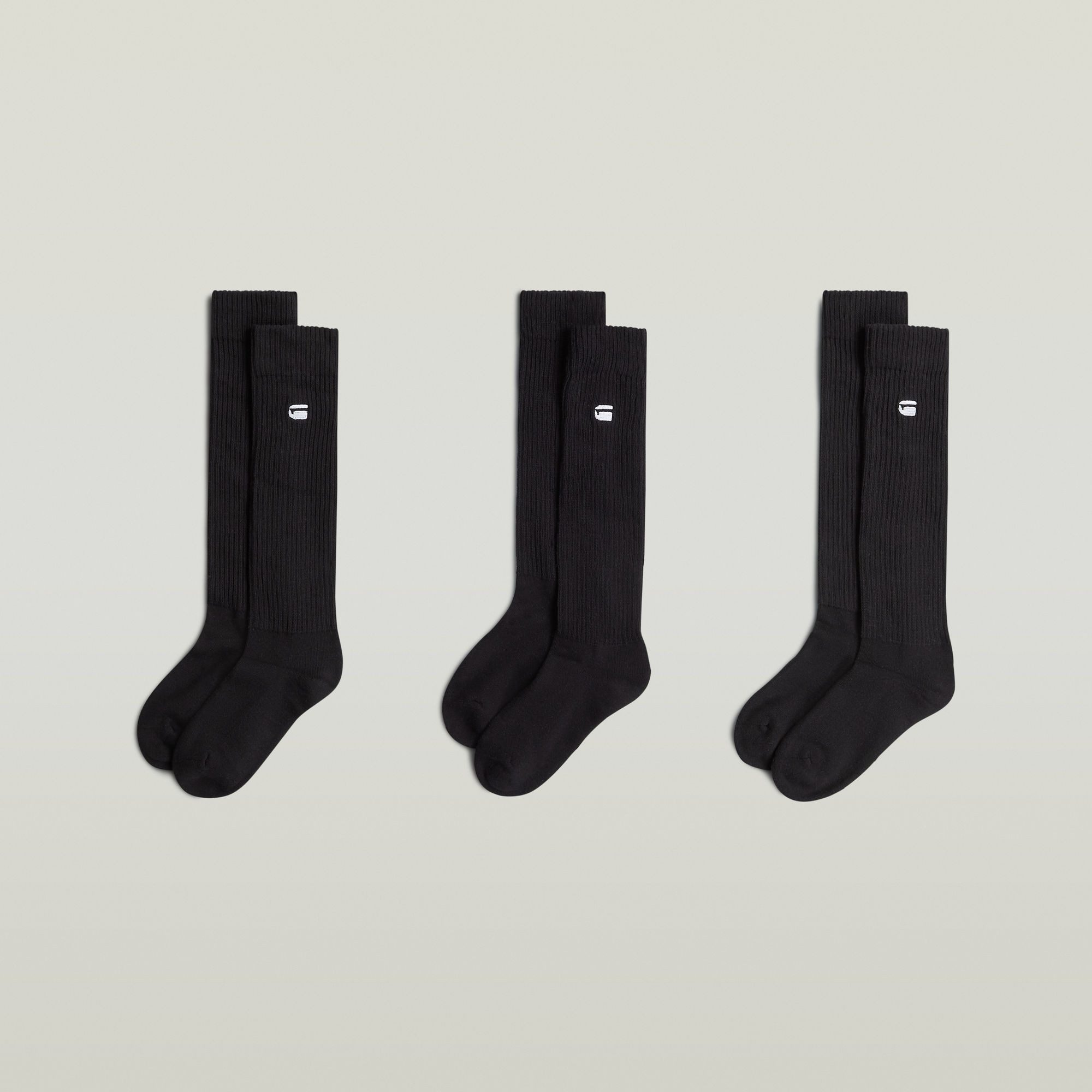 G-STAR Langsocken MYSTIC, SLOUCHY SOCKS (Packung, 3-Paar) mit Logostickerei