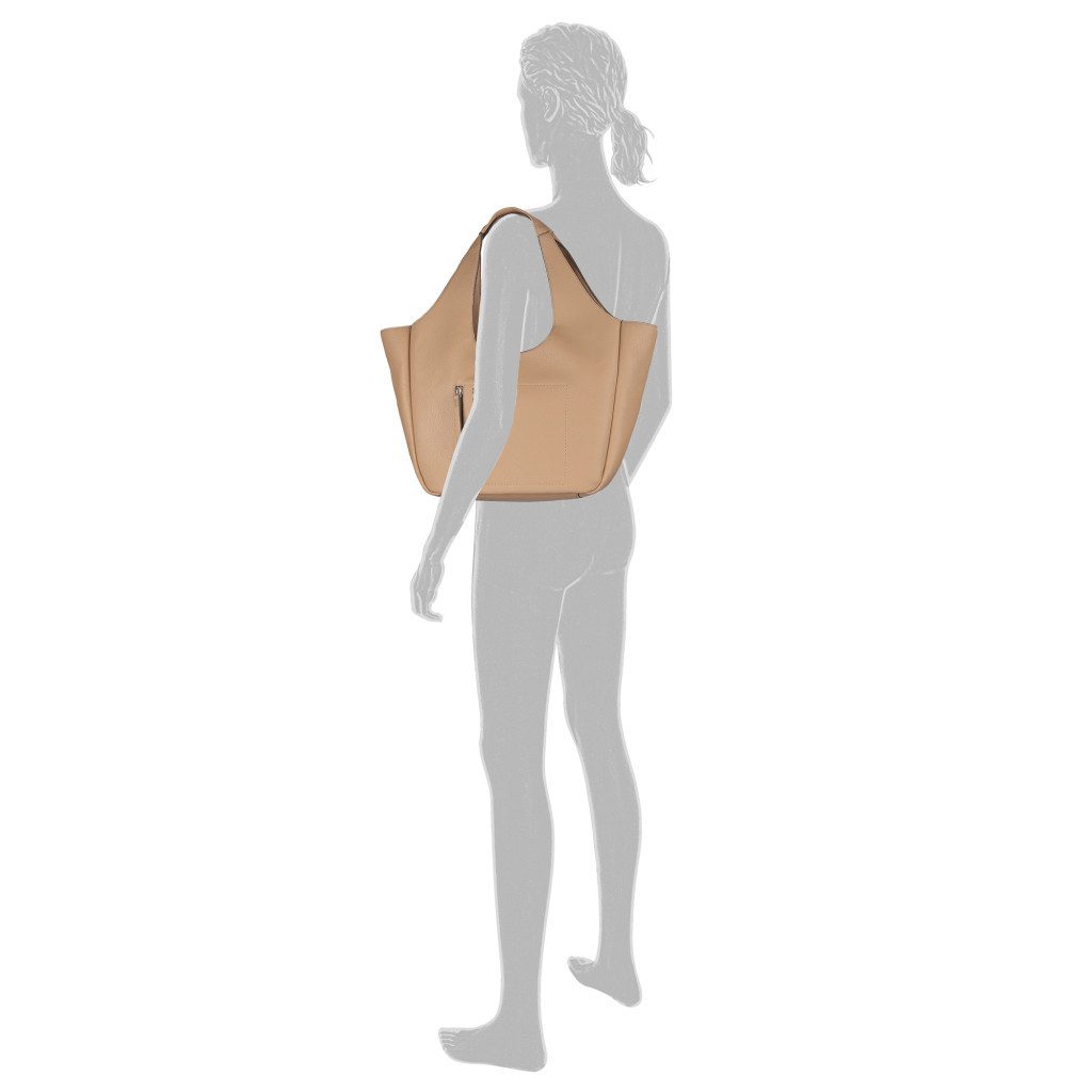 TOM TAILOR Shopper Analisa, klare Shapes und Logo-Lochmuster für einen modernen Look mit Charakter