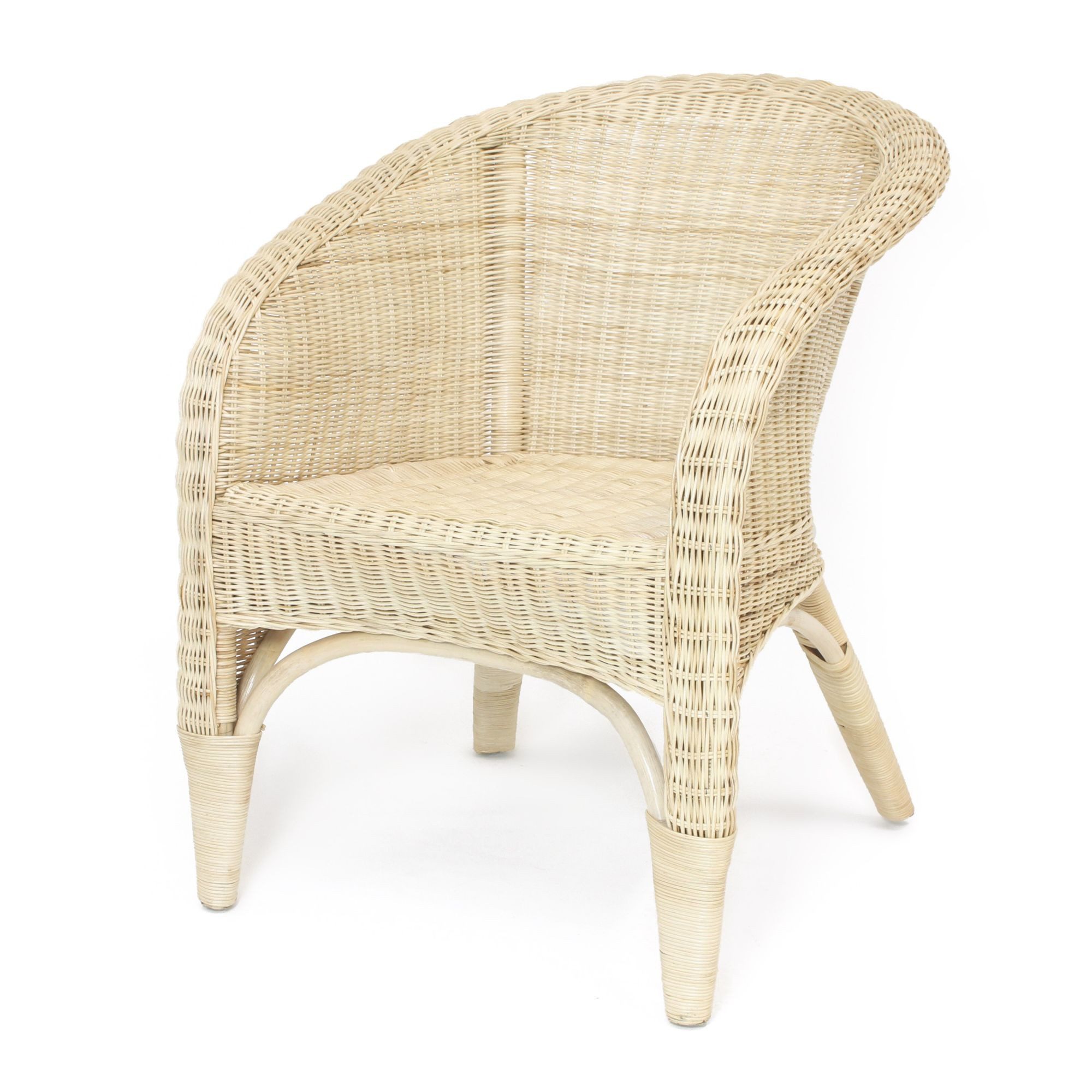 Frank Flechtwaren Sessel, Rattansessel Comfort