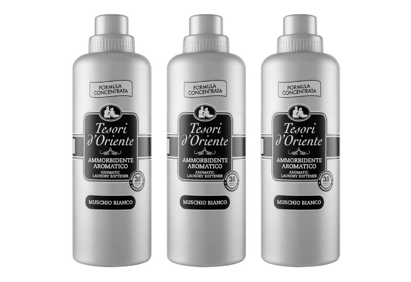 Tesori d´Oriente Tesori d'Oriente Muschio Bianco Wäscheweichspüler Konzentrat, 760 ml Weichspüler (3-St)